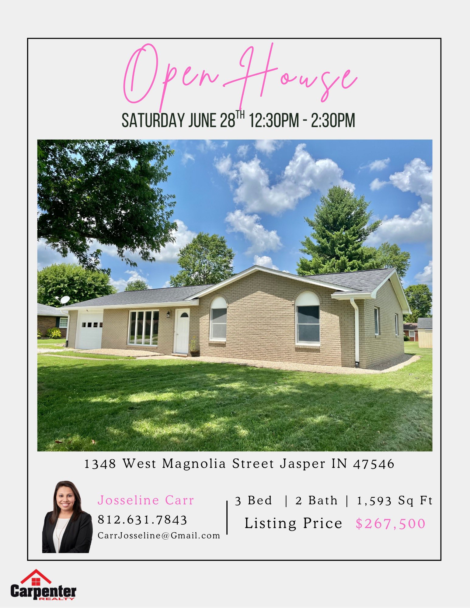 Josseline Carr - Carpenter Realty | Jasper IN