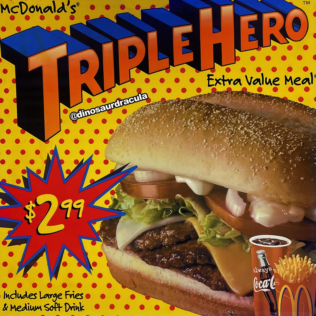 Remembering McDonald's super size items