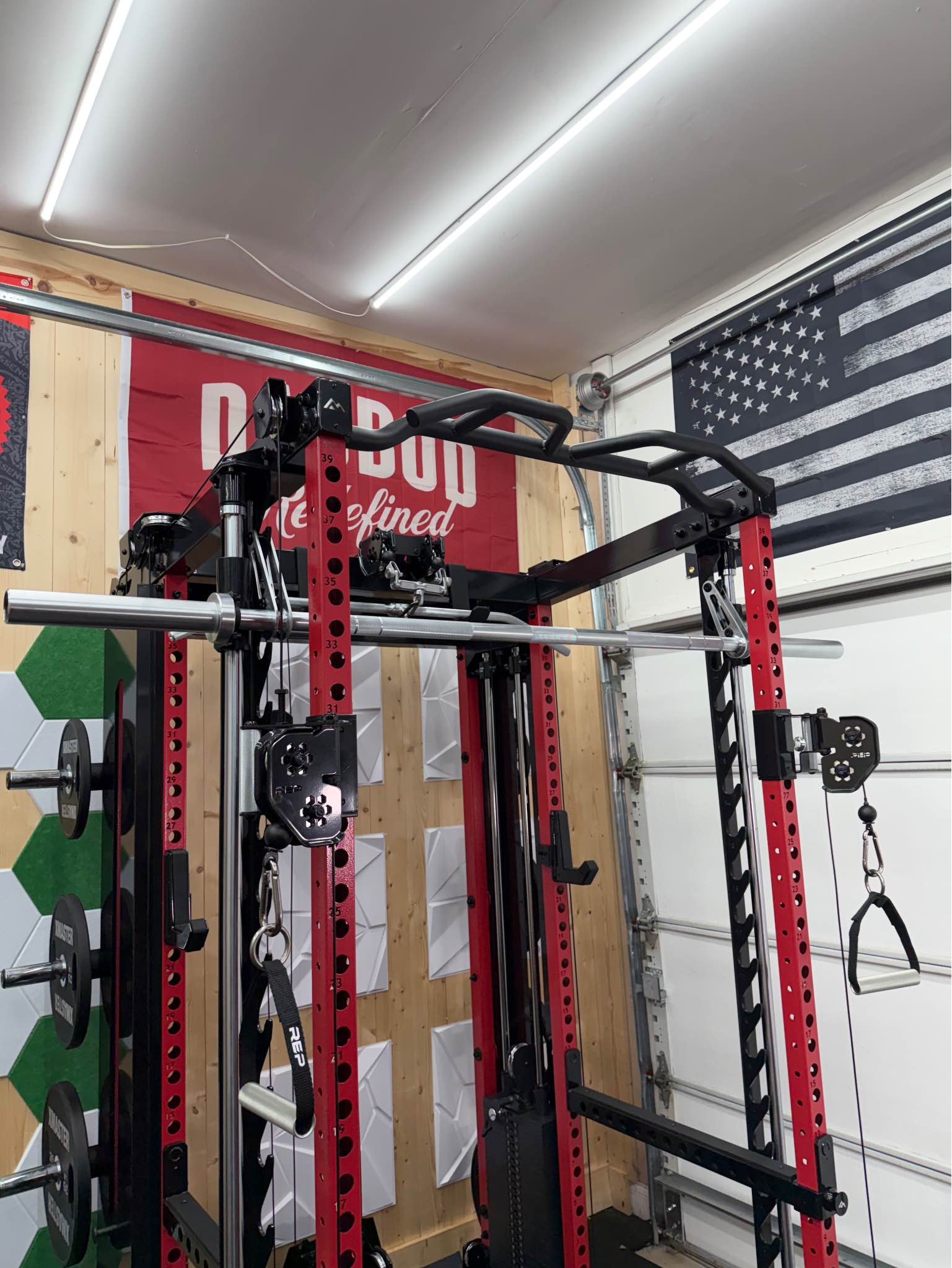 REP Fitness Altitude Power Rack (Dual 350LB Weight Stacks + Smith ...