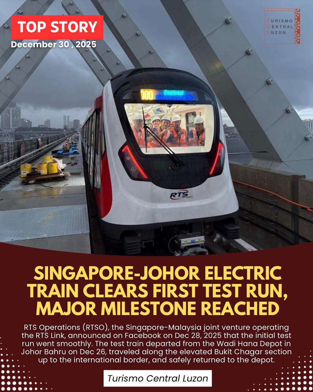 Singapore-Johor Electric Train... - Turismo Central Luzon | Facebook