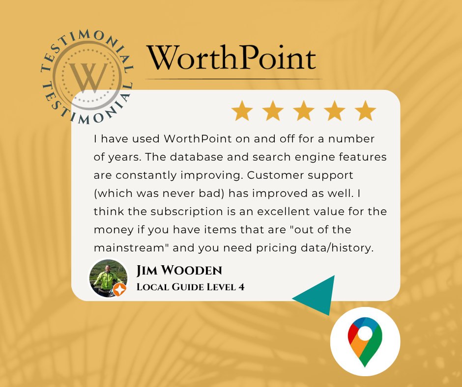 WorthPoint - ⭐️ We love hearing from our amazing... | Facebook