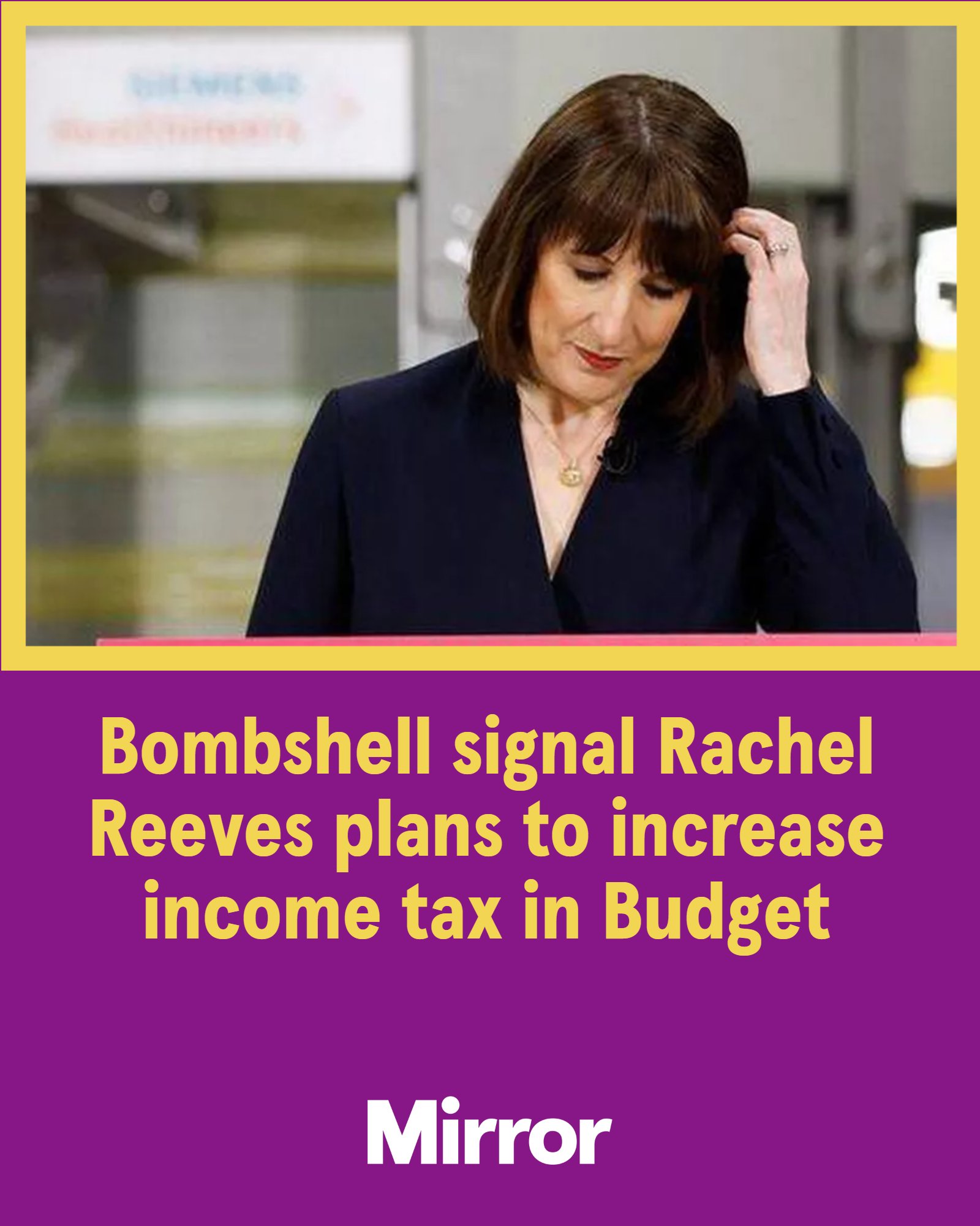The Mirror - Reeves is reportedly considering a 2p rise in income tax 📈 ...