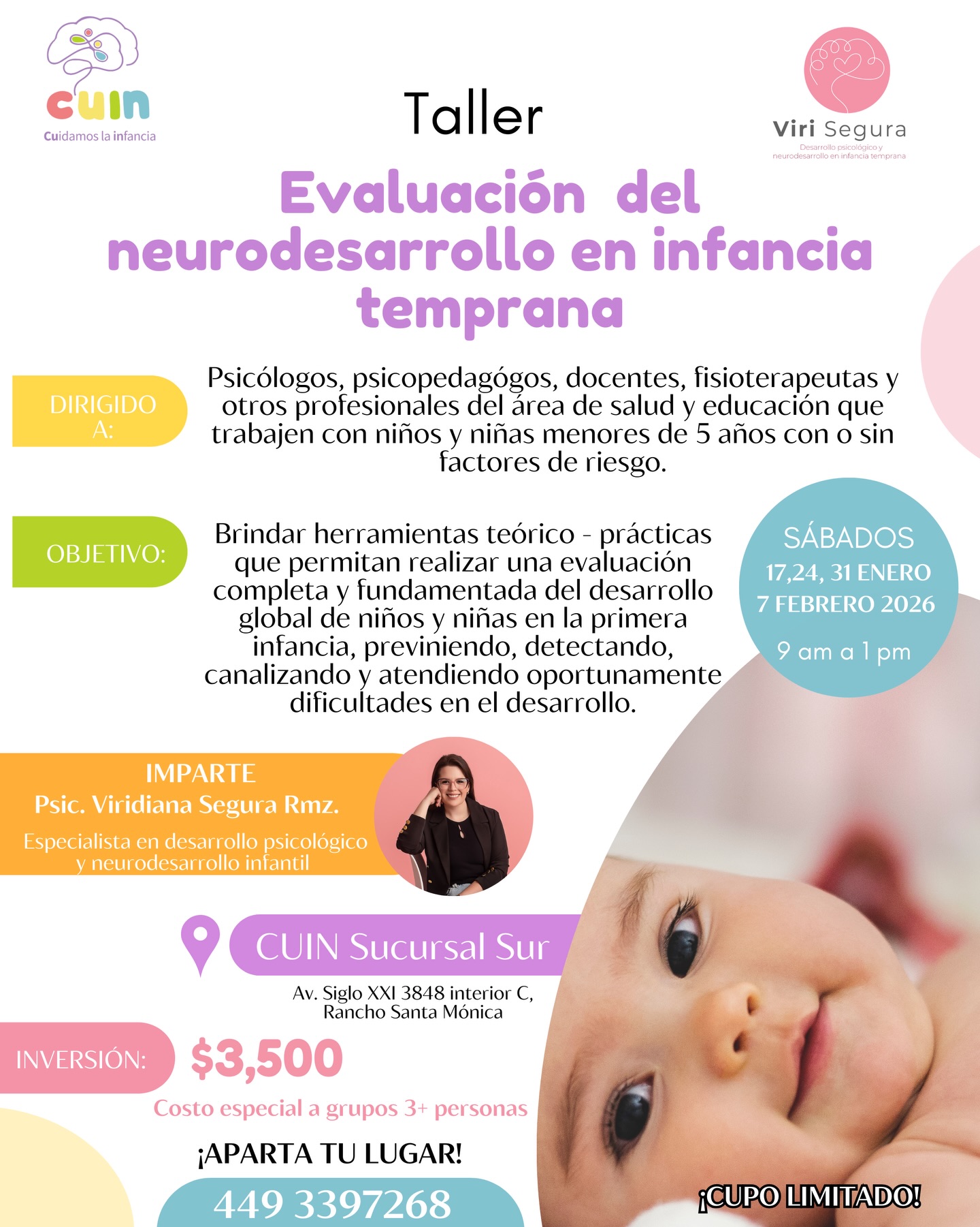 📣 ¿Trabajas con bebés o niños... - CUIN Aguascalientes | Facebook