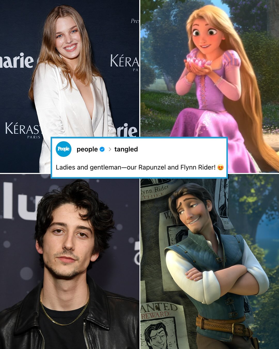 People - Meet Disney’s new Rapunzel and Flynn Rider!... | Facebook