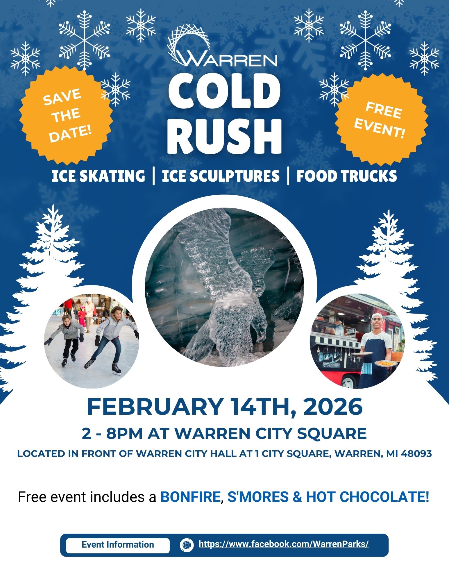 Join us for Winter Fun at Cold Rush at Warren City Square! 📅 When