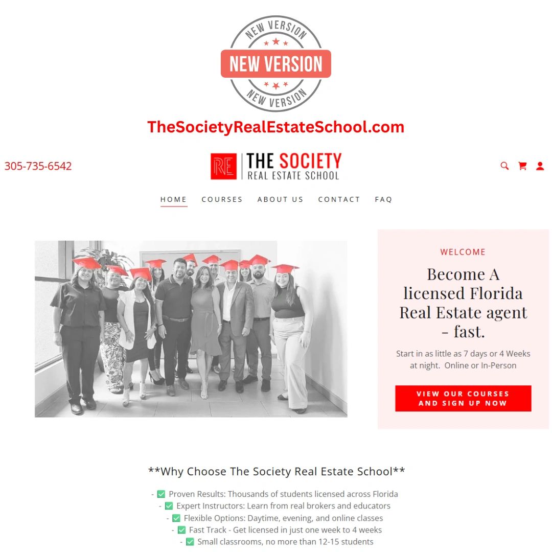The Society Real Estate School | Miami FL