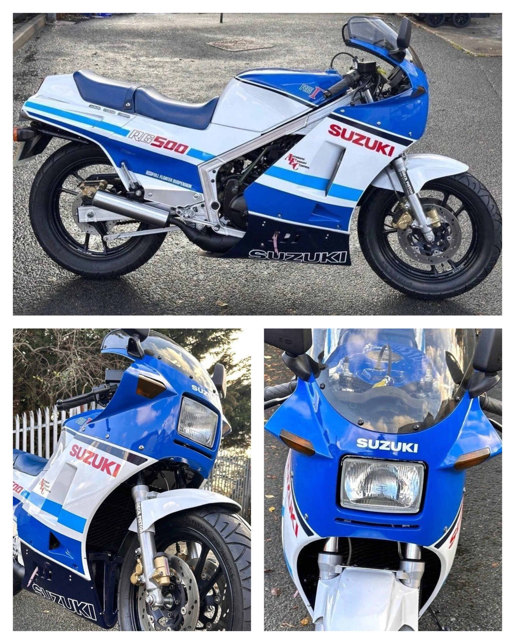 Ad: Modded 1986 Suzuki RG500 in Texaco Heron Racing livery On eBay