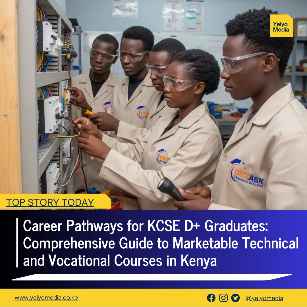 YEIYO - Courses All KCSE D+ Students can Study. See Full List Here ...