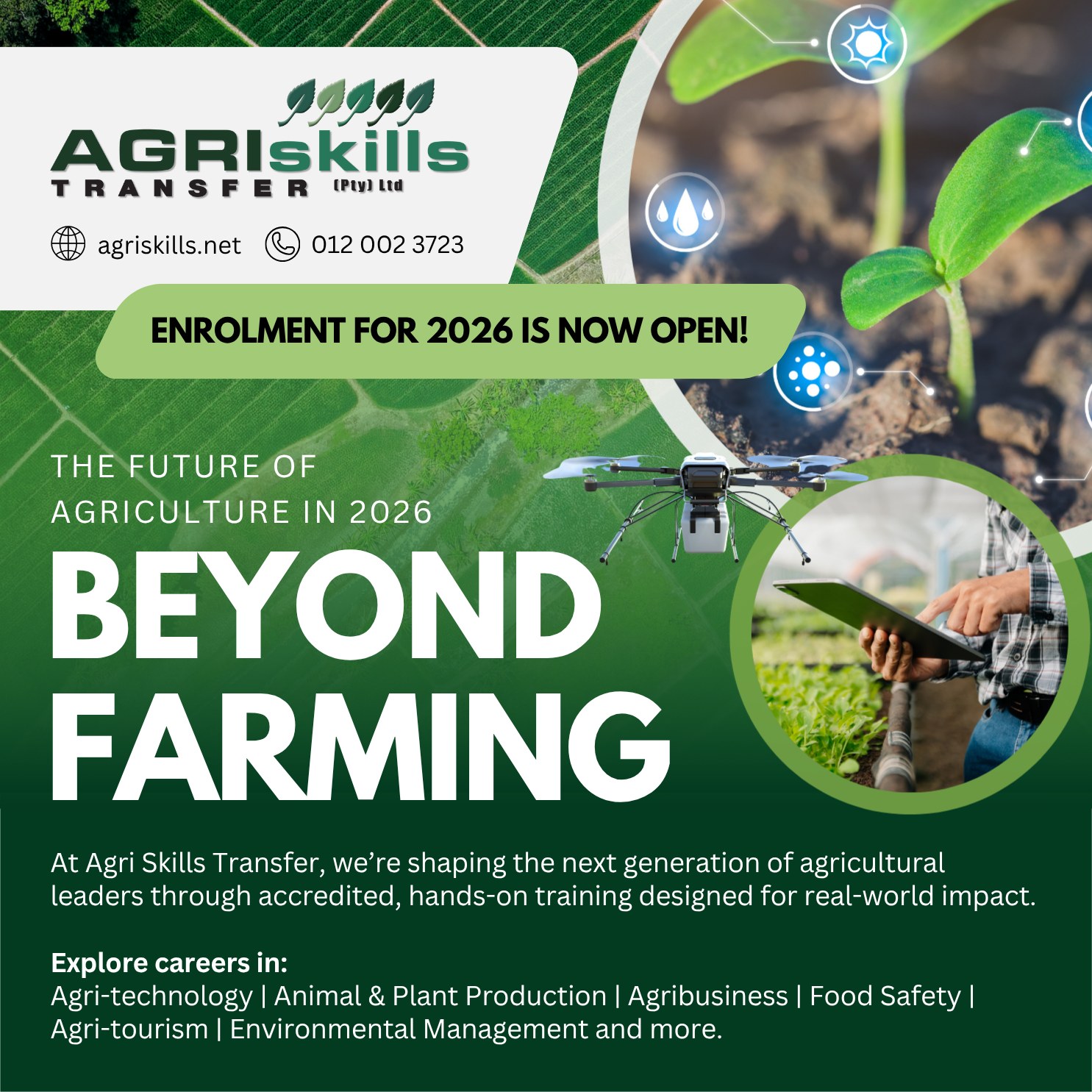 The Future of Agriculture in 2026:... - Agri Skills Transfer | Facebook