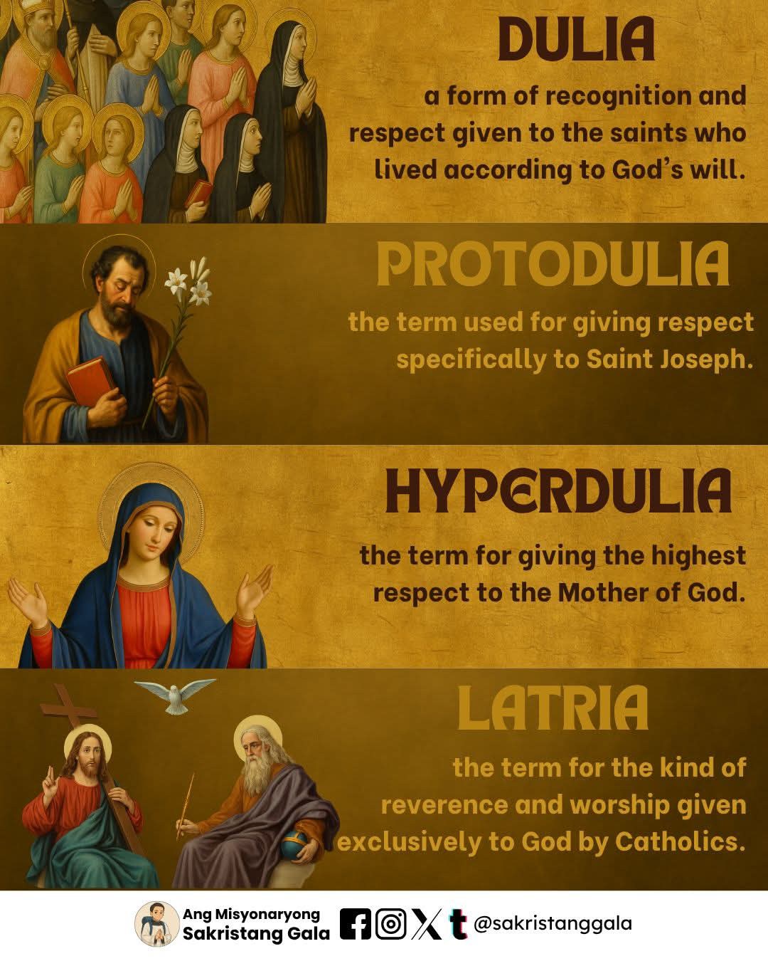 📖 The Four Degrees of Worship in the... - Catholic Doctrine | Facebook