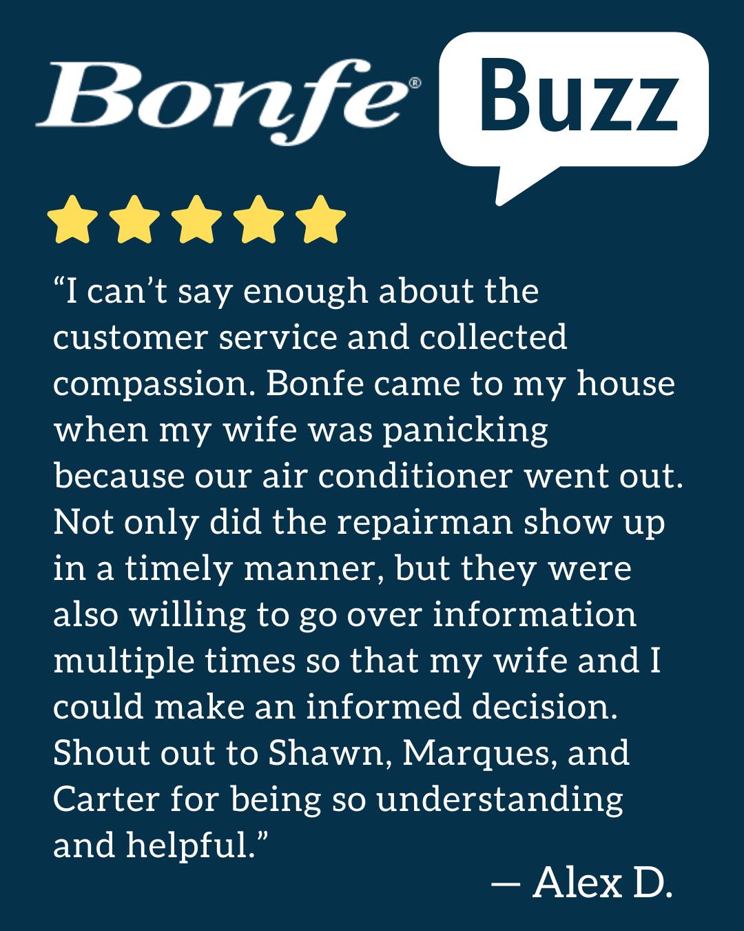 Bonfe - We're so proud of our team and their commitment to creating an ...