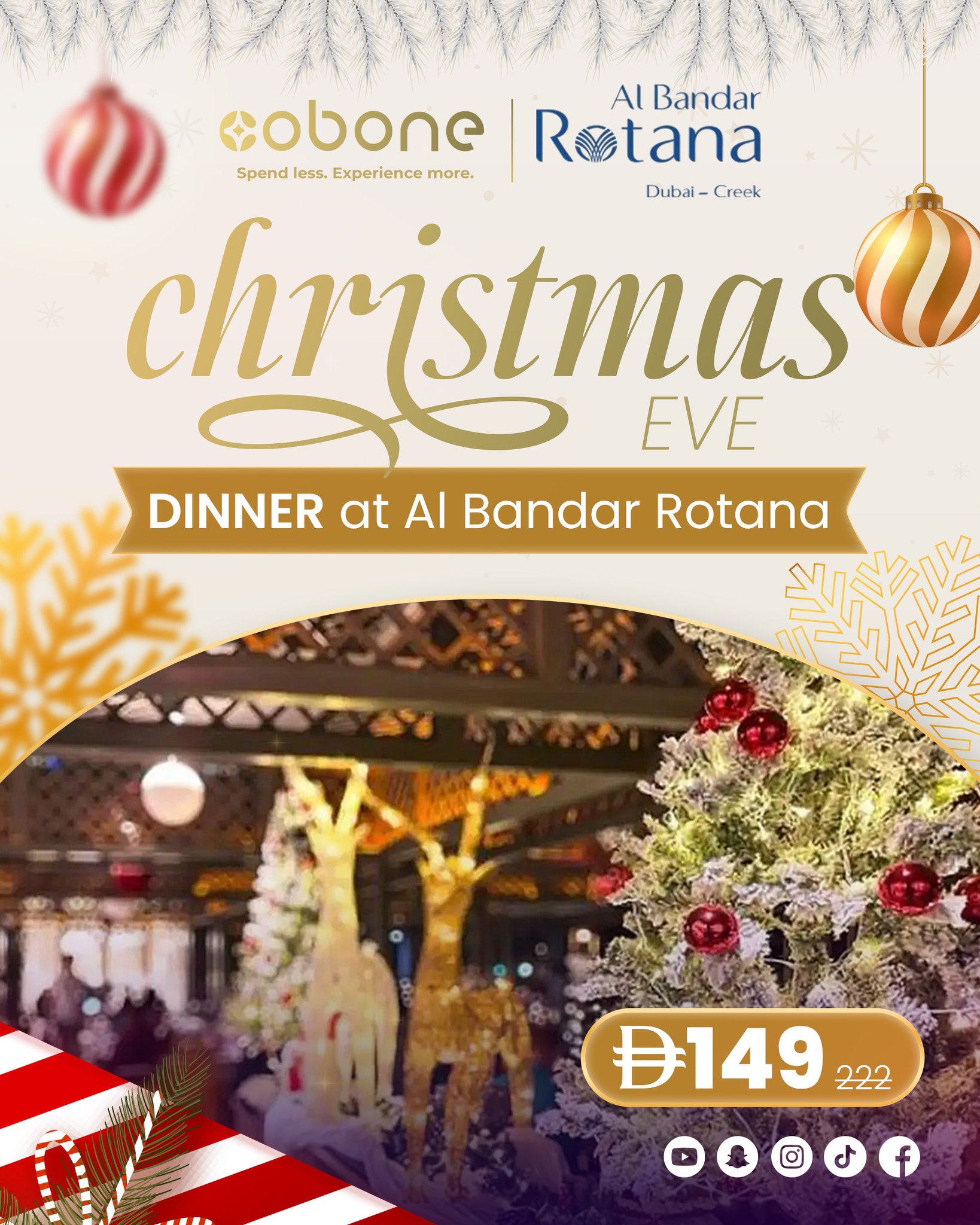 Cobone - 🎄 Make your Christmas Eve unforgettable! Celebrate at the 5 ...
