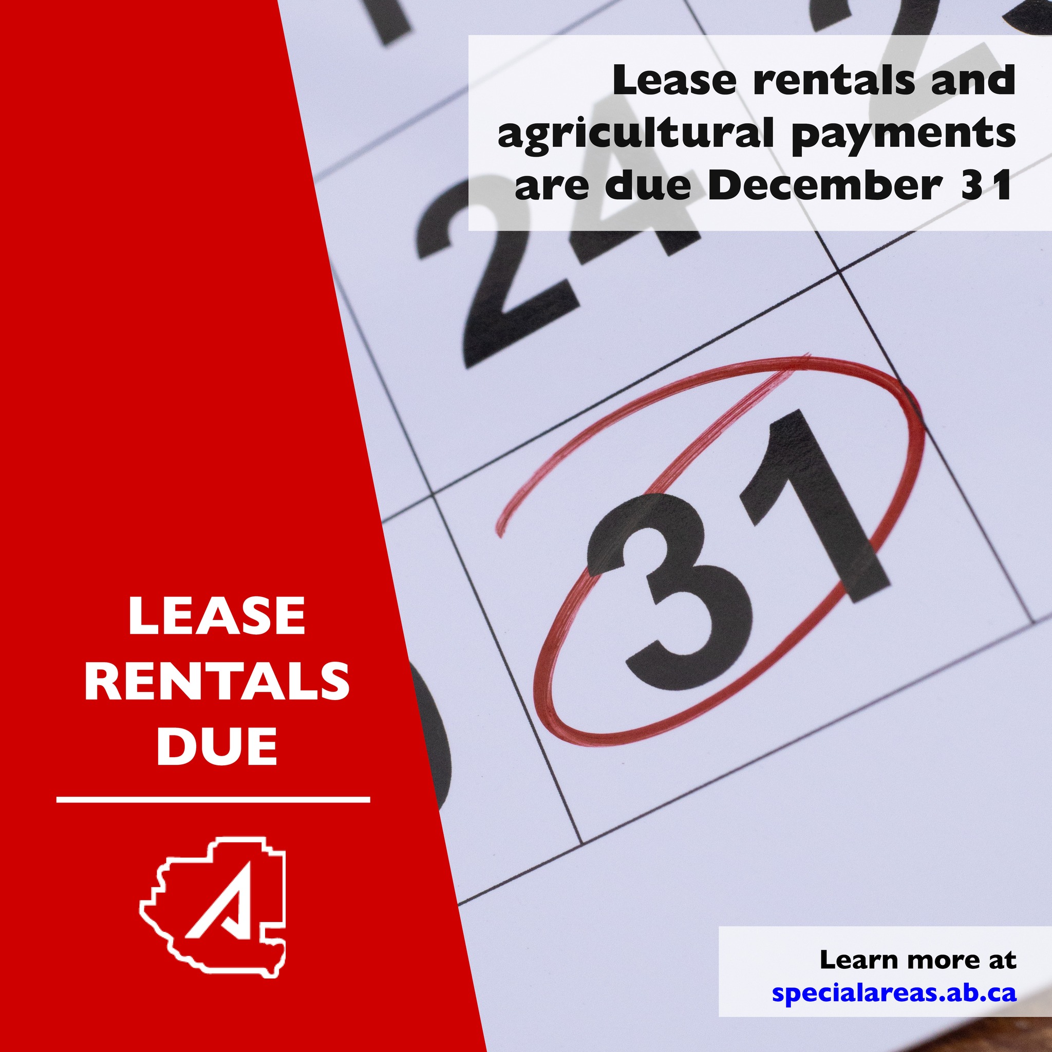 Special - 📆Mark your calendars! All Payments for 2025 lease rentals and ...