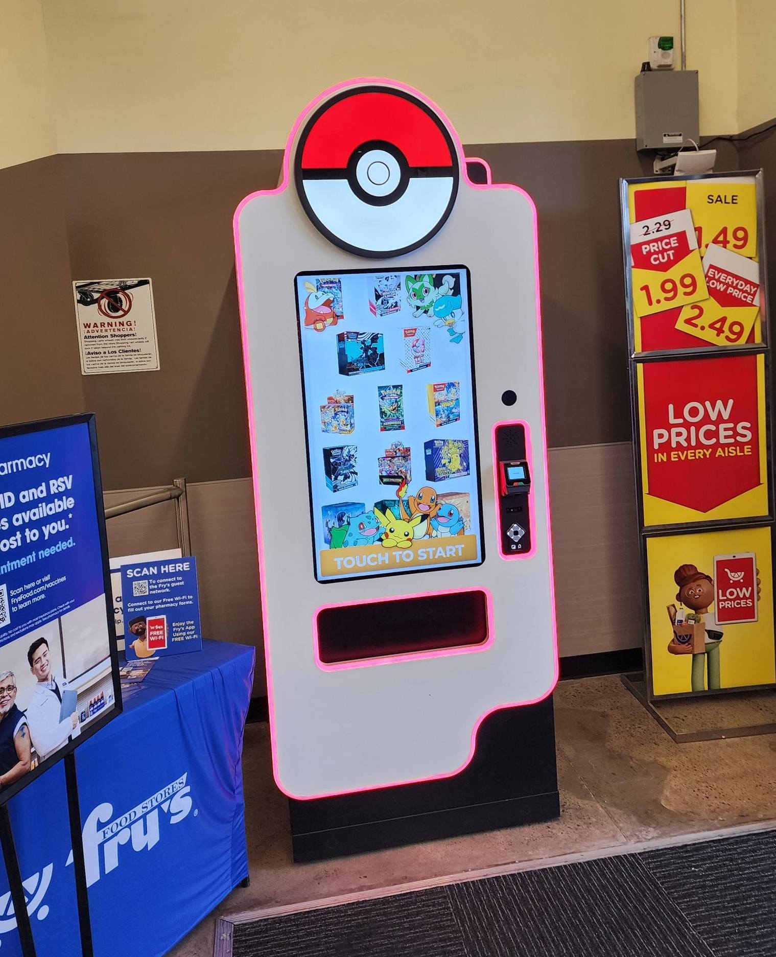 where are pokemon card vending machines Machine And Ready To Buy. How Lucky is a Pokemon