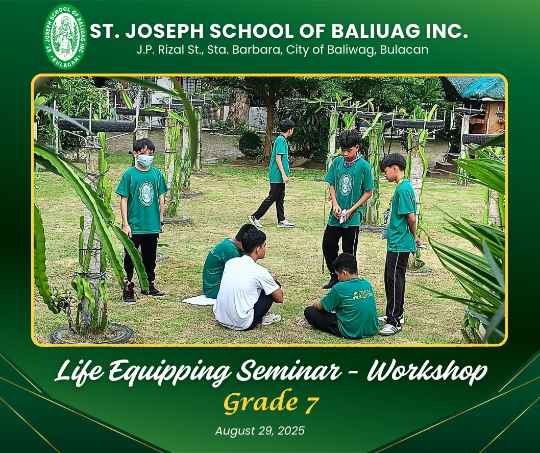 St. Joseph School of... - St. Joseph School of Baliuag Inc.
