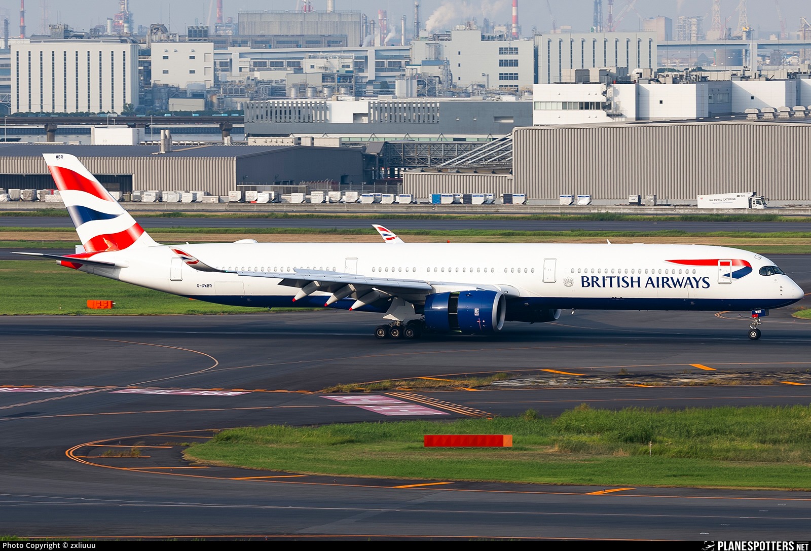 Airbus A350-1000 of British Airways at Tokyo Haneda International