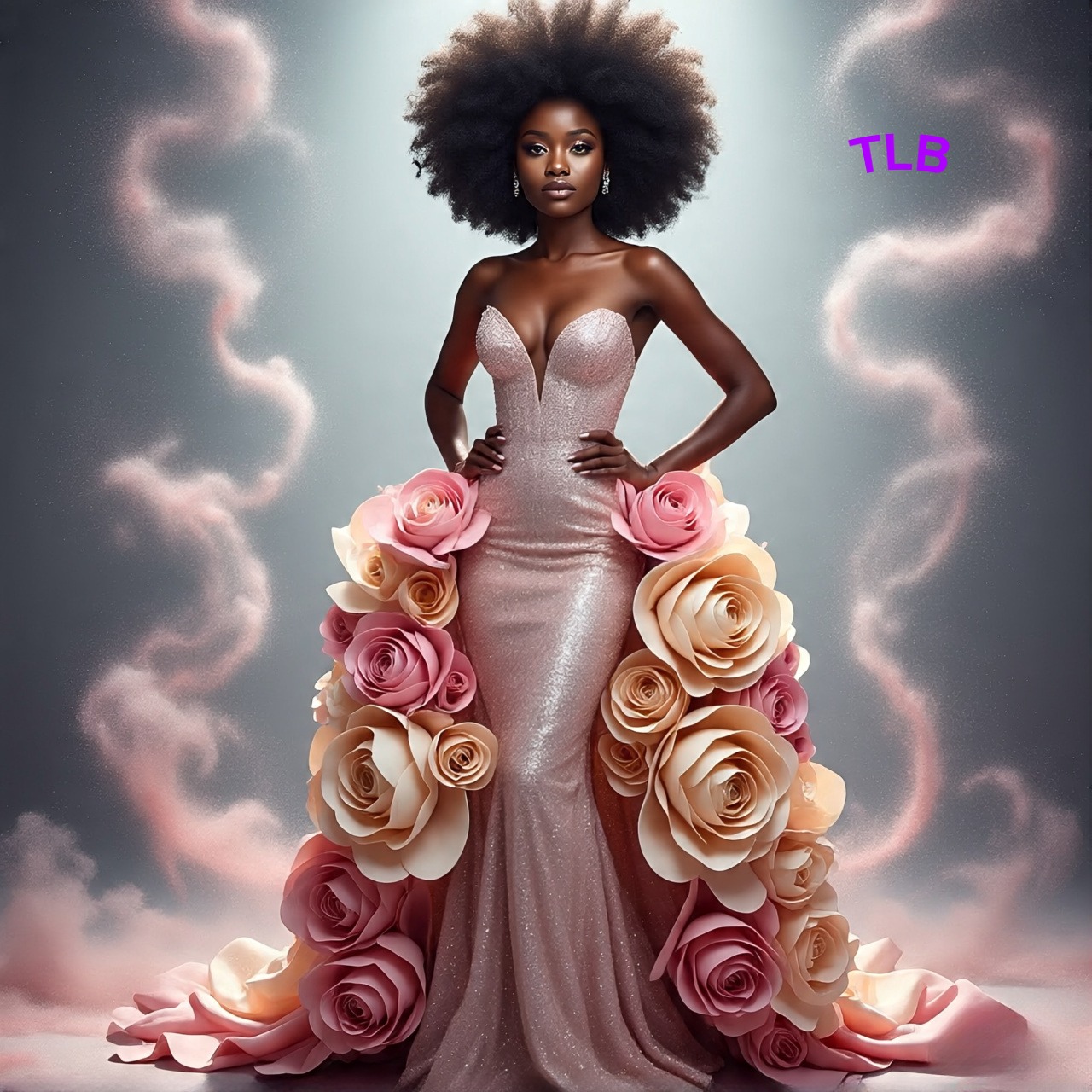 pink dress on brown skin Pretty in Pink  Shop the Sasha Gown in Dusty Rose in sizes 2-24 today!  Plus check out our full Pink, Blush, and Dusty Rose collection on  BridalBabes.co  @missburno_ #bridesmaids #weddingseason  #destinationwedding