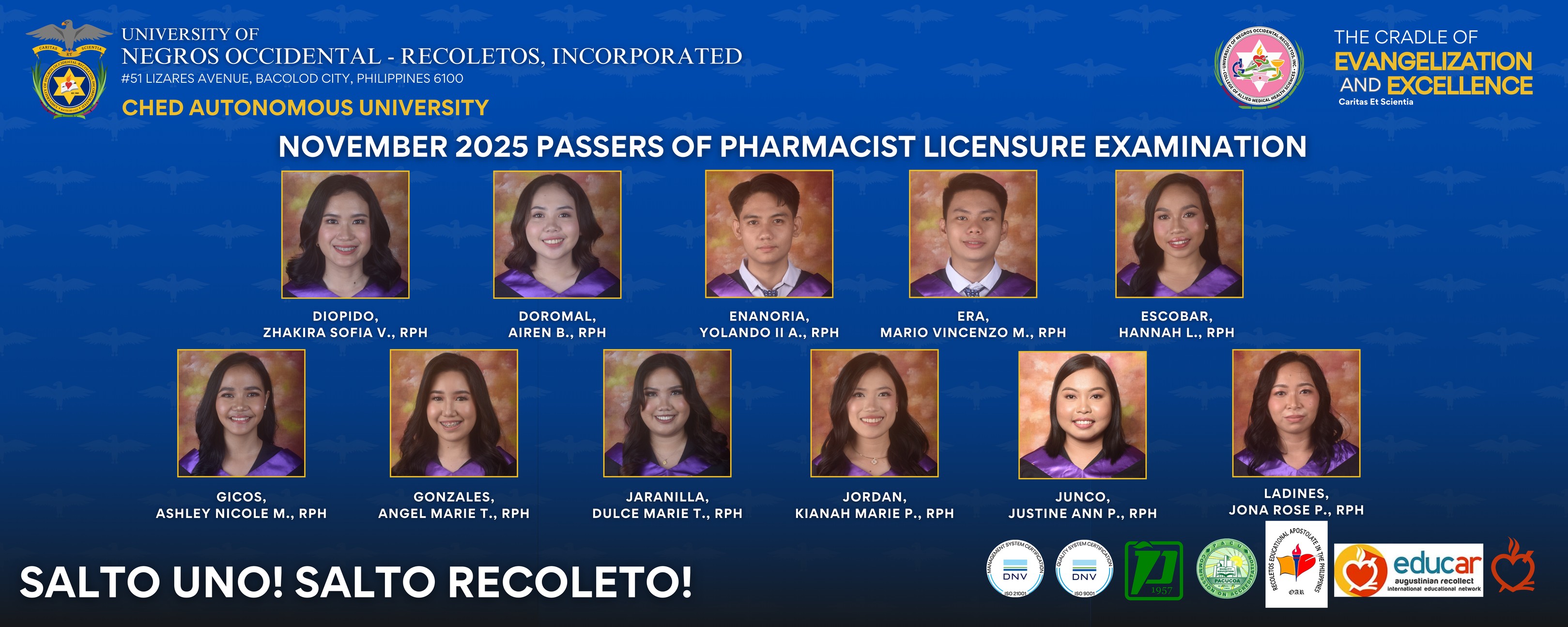 University... - University of Negros Occidental - Recoletos