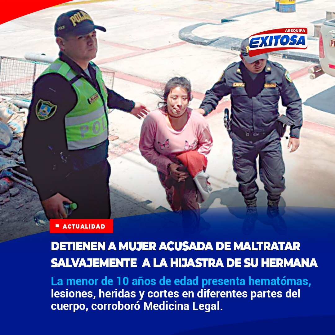 Exitosa - 🔴🔵 #ExitosaArequipa | Detienen a mujer por maltratar ...