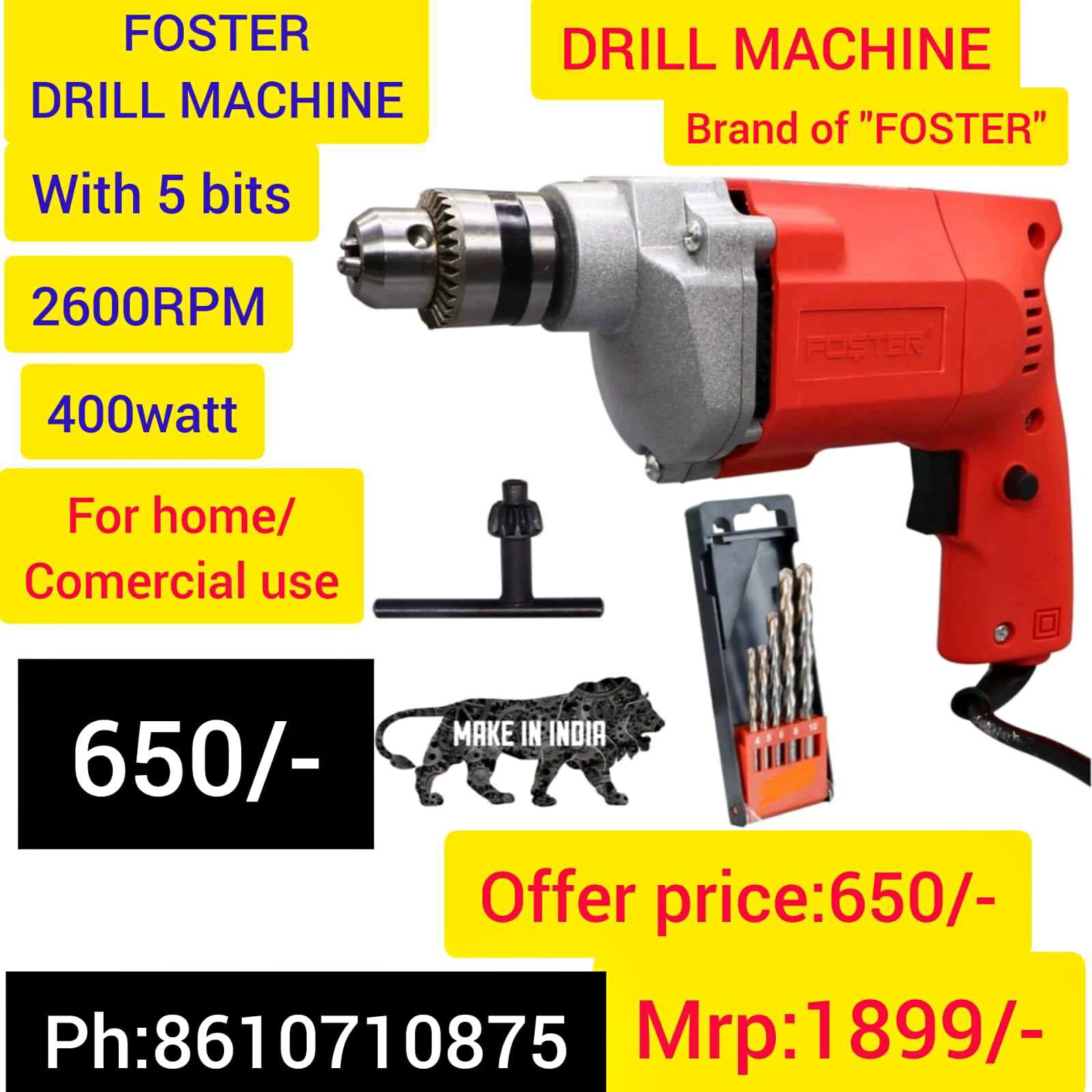 Foster Drill machine 2600rpm - Drills - Chennai, India | Facebook ...