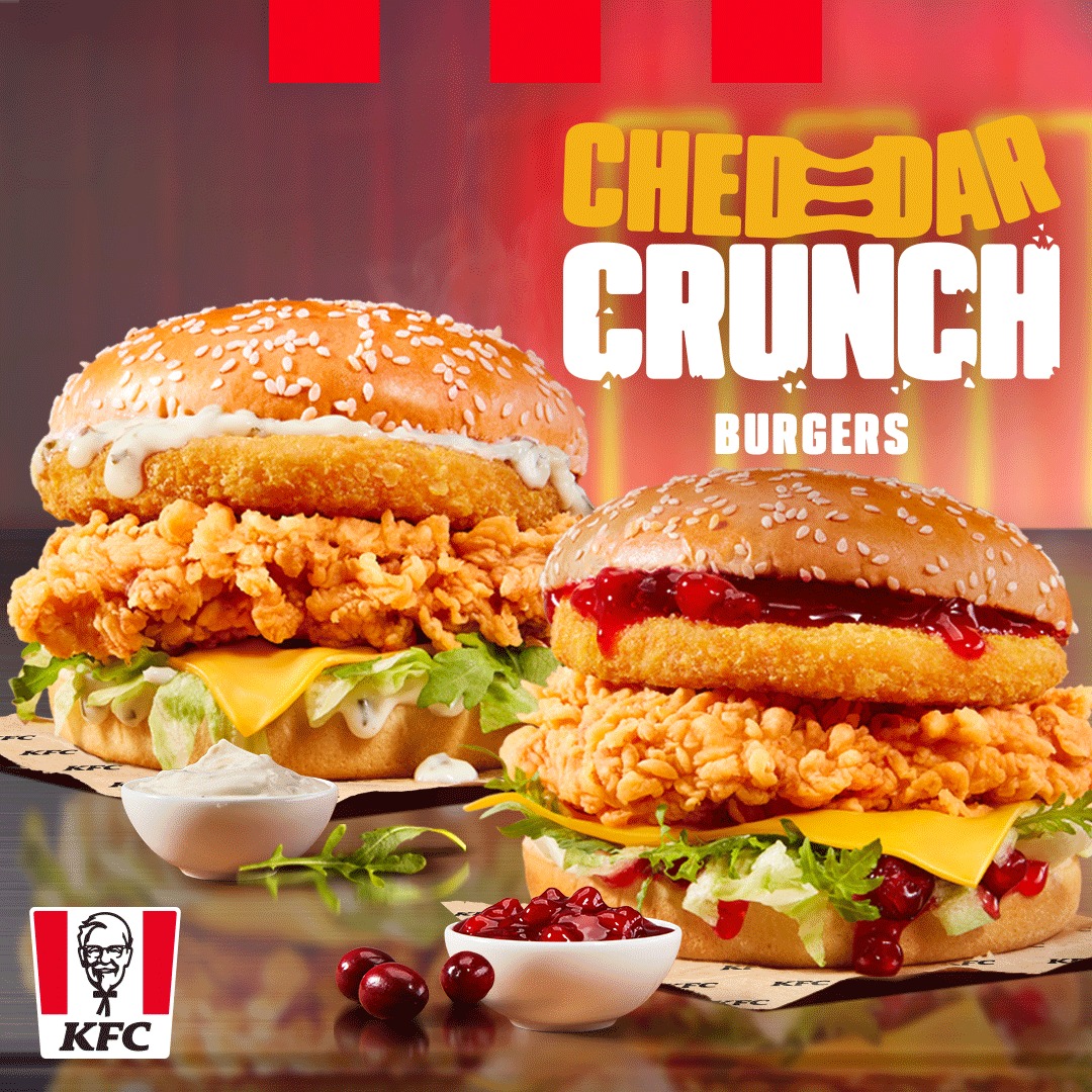 KFC - 🧀 NOVO 🧀 Predstavljamo ti Cheddar Crunch - neodoljivo ukusne ...