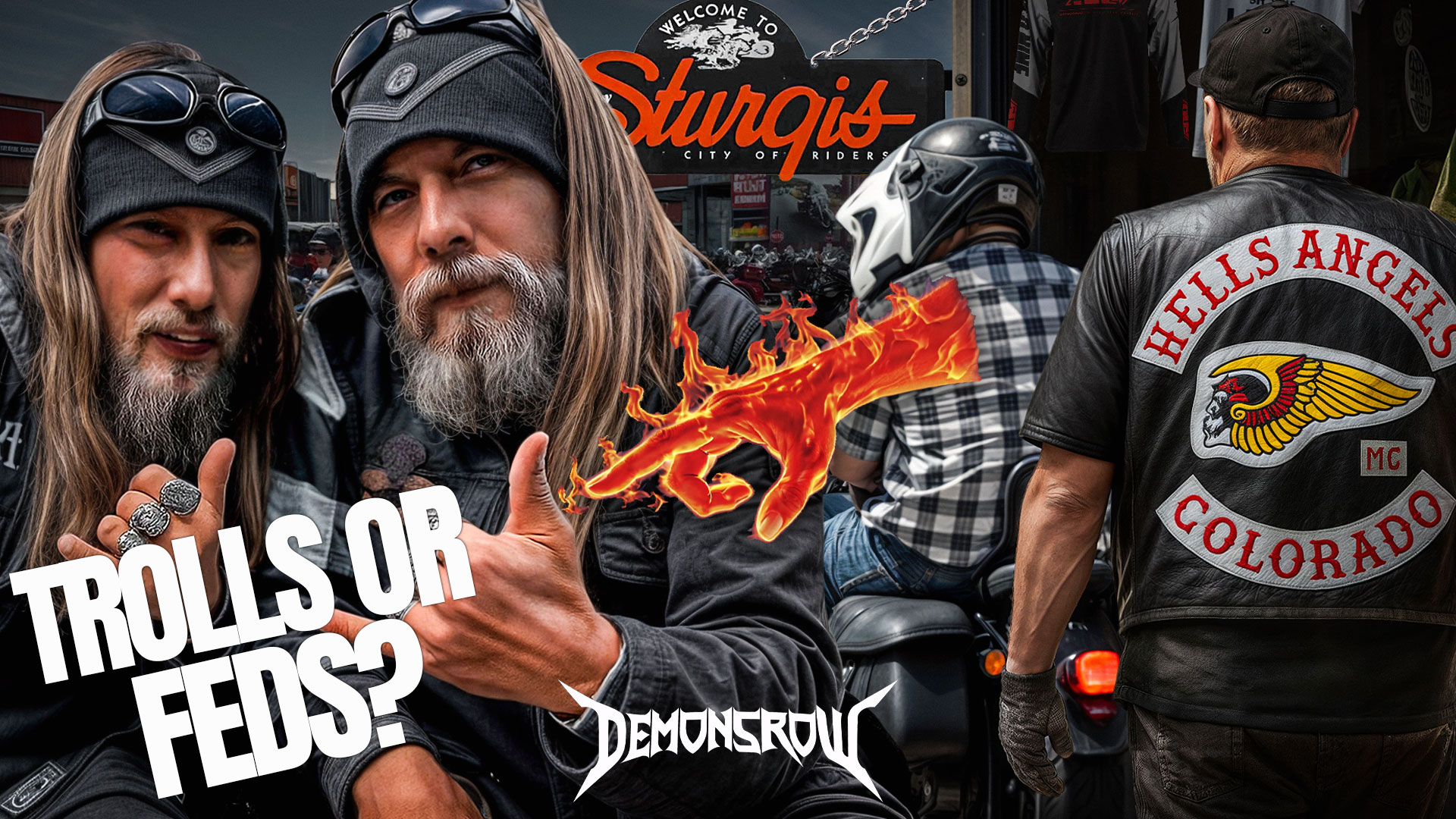 Demons Row | Hells Angels Confront the Twin Outlaws at Sturgis… Here’s ...