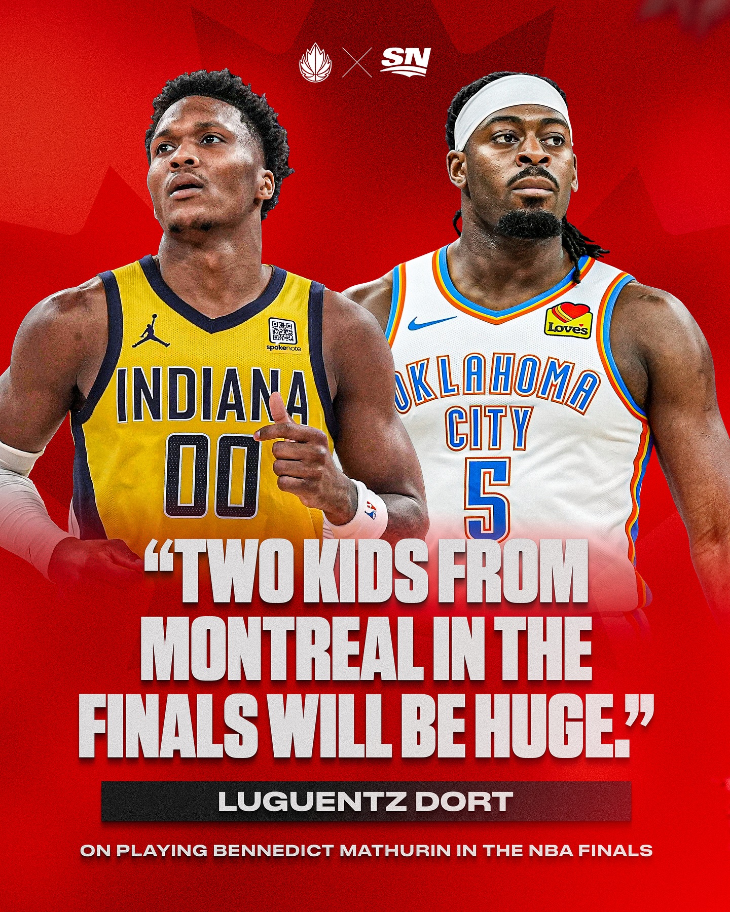 Montreal stand up! Benedict Mathurin joins “big bro” Luguentz Dort 