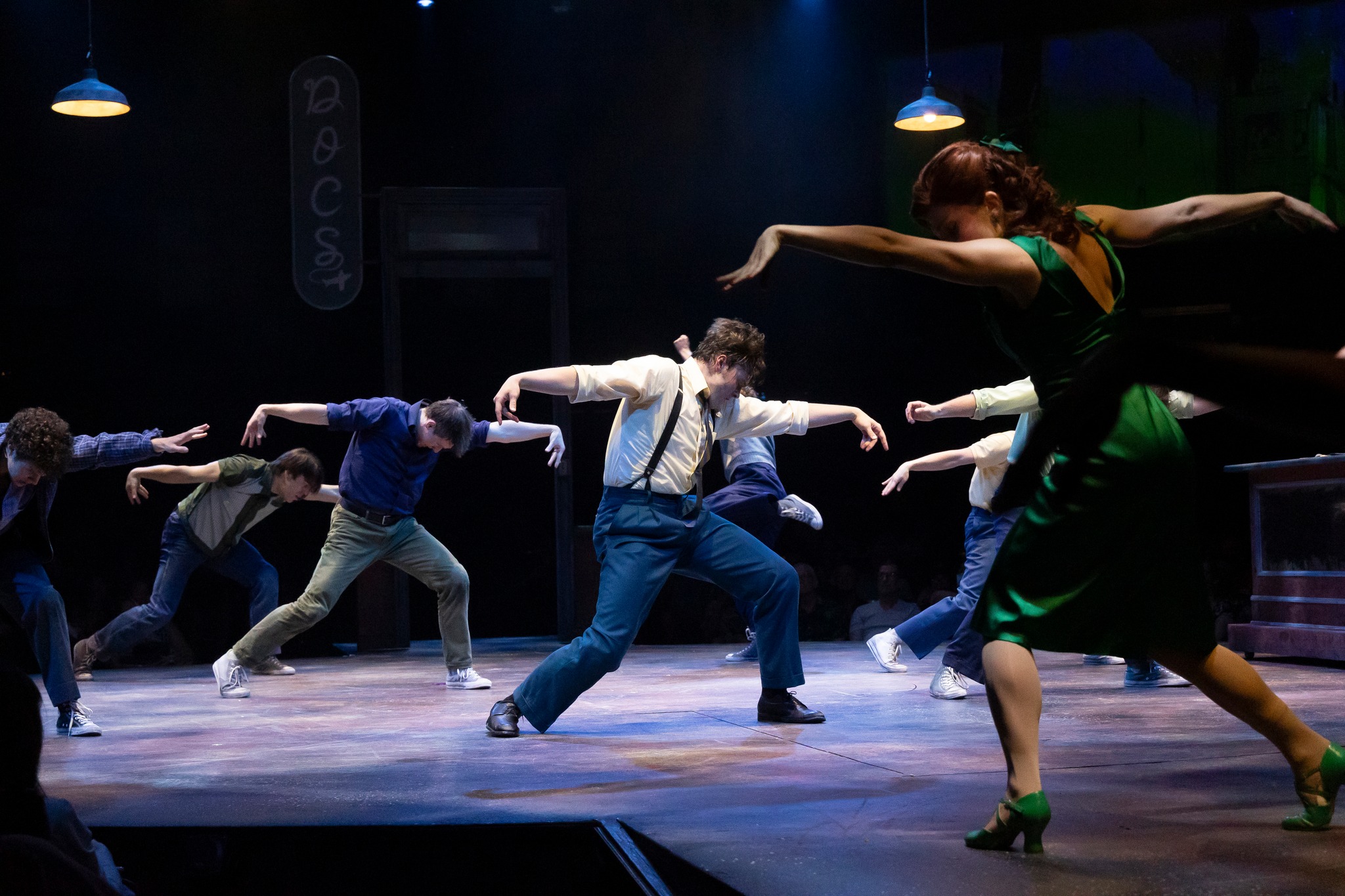 Broadway - The company of the Broadway At Music Circus production of ...
