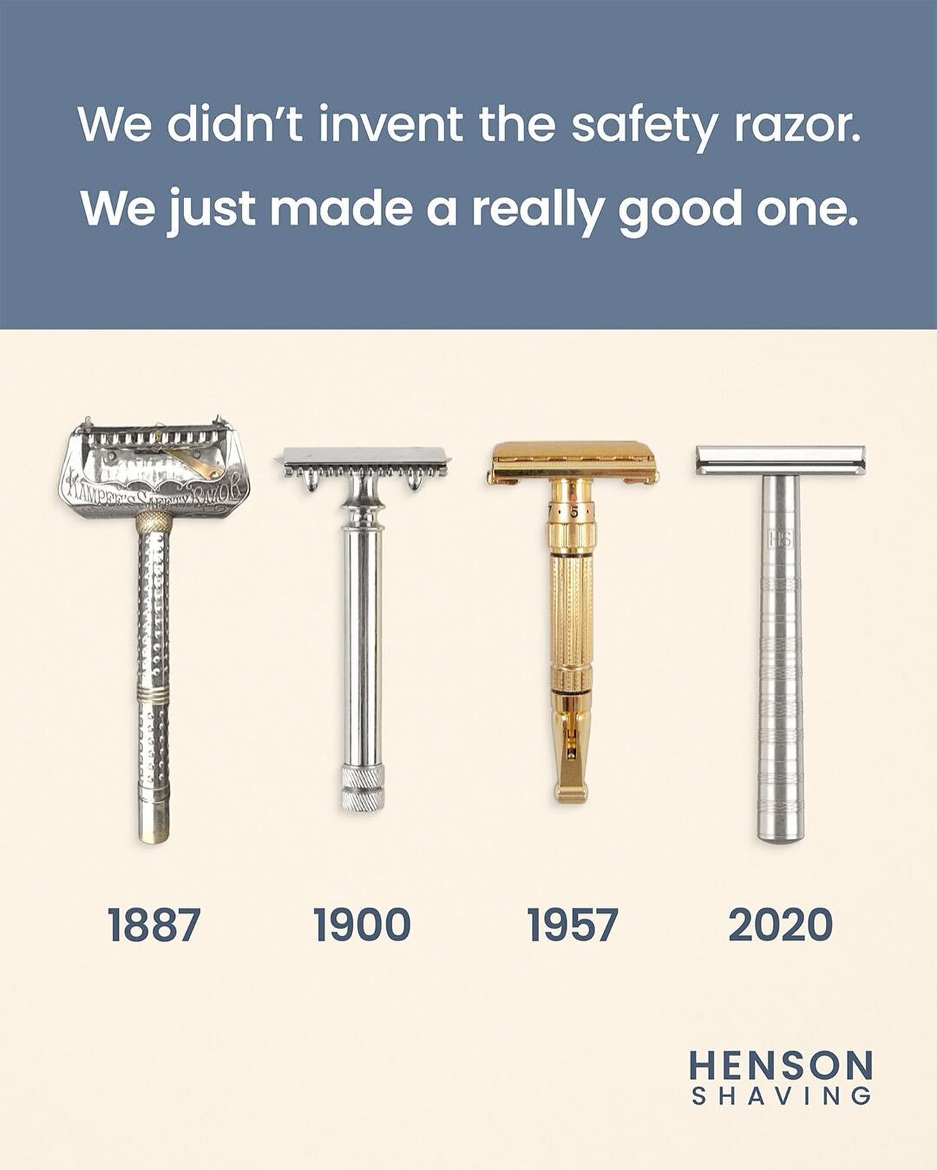 Henson Shaving's precision-built safety razors