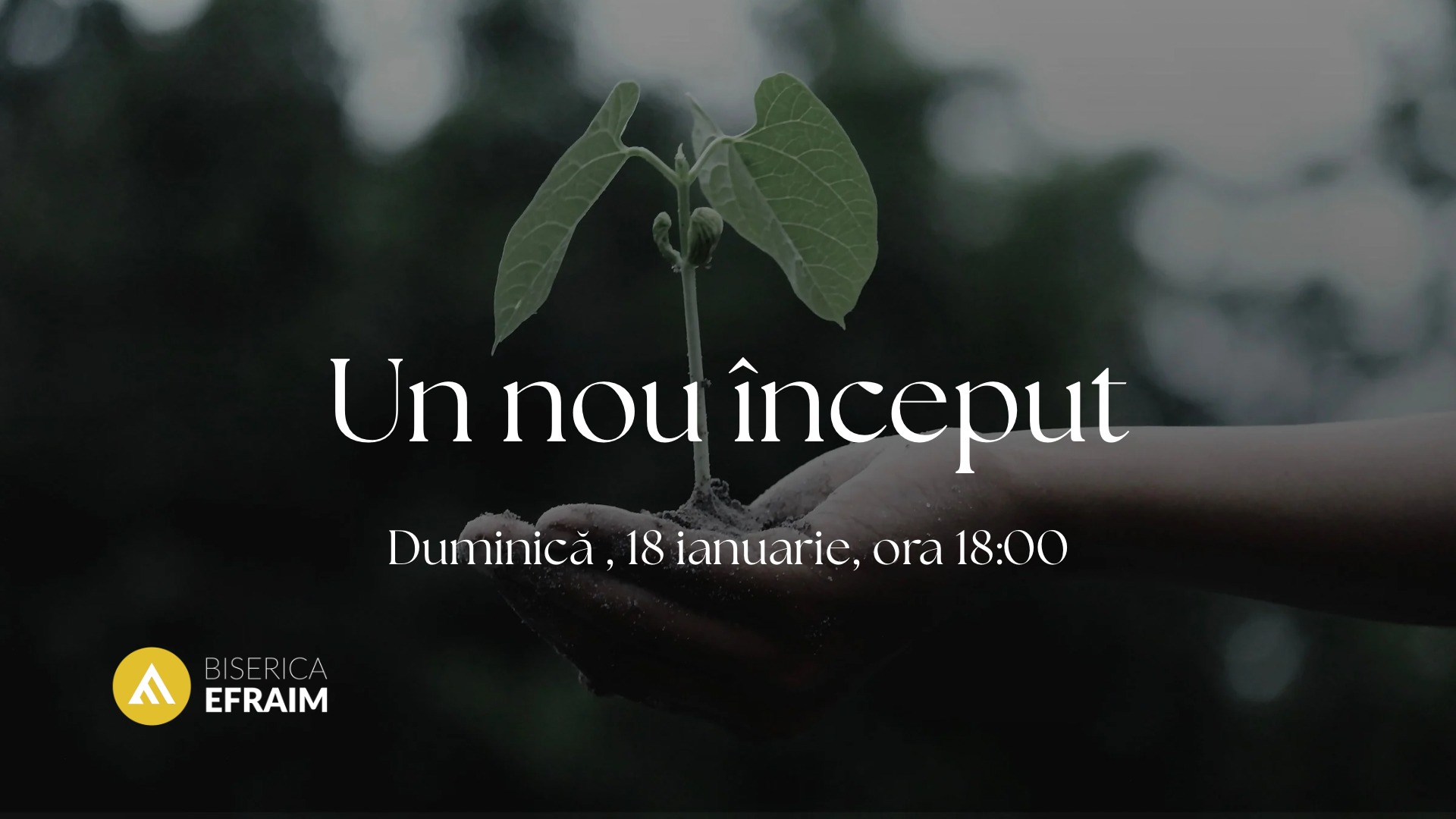 Un nou început | Biserica EFRAIM Târgoviște
