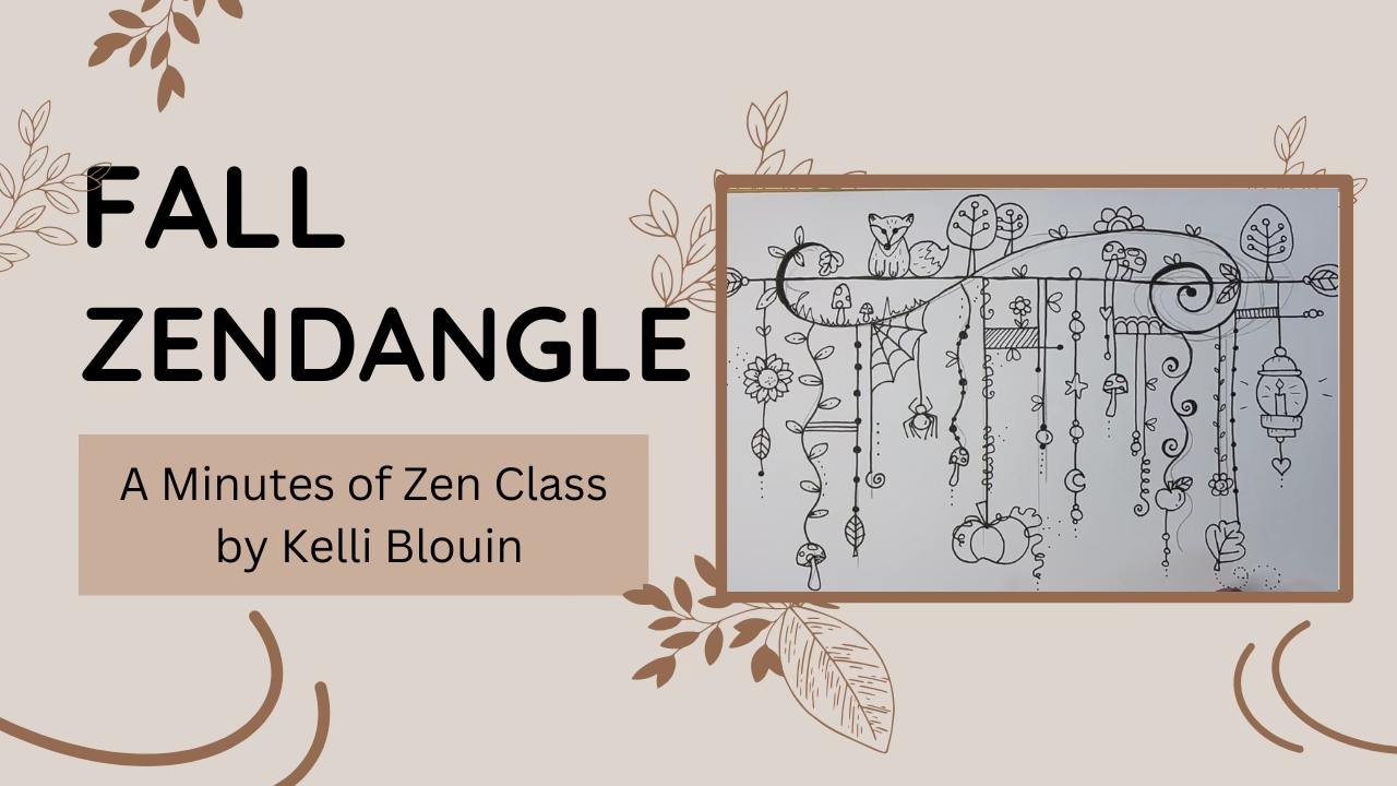 Let’s Tangle - Here is a link to a fun, fall dangle class!... | Facebook