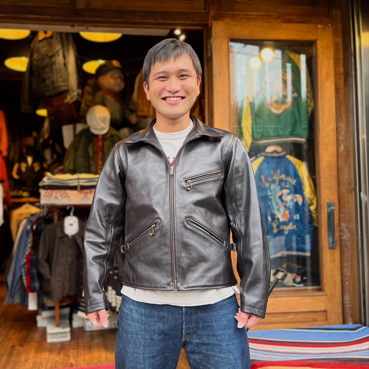 JOHNSON BROS Lot 114 Leather Sports Jacket!!!!. . 祥平のファースト
