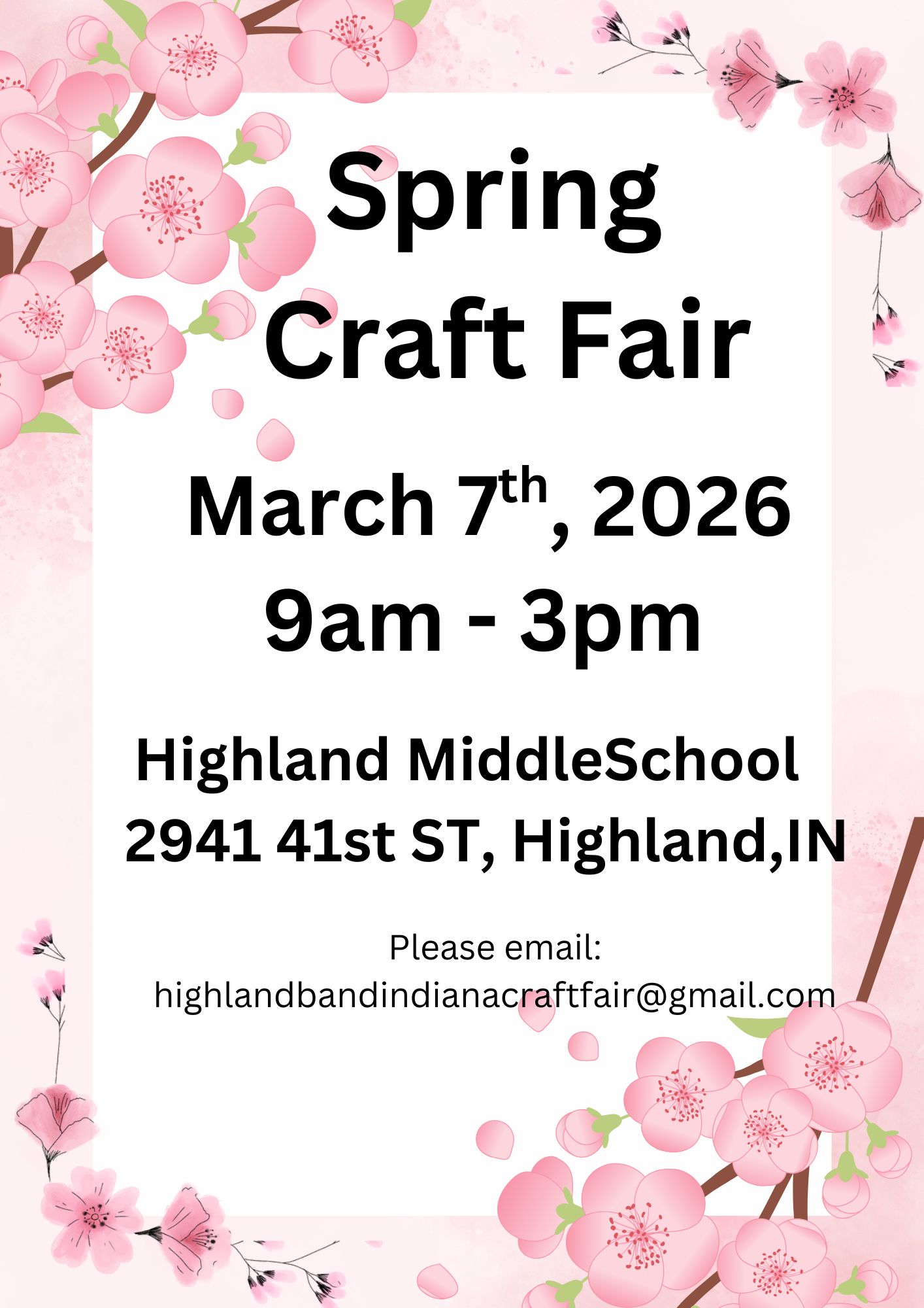 2026 Spring Craft Fair