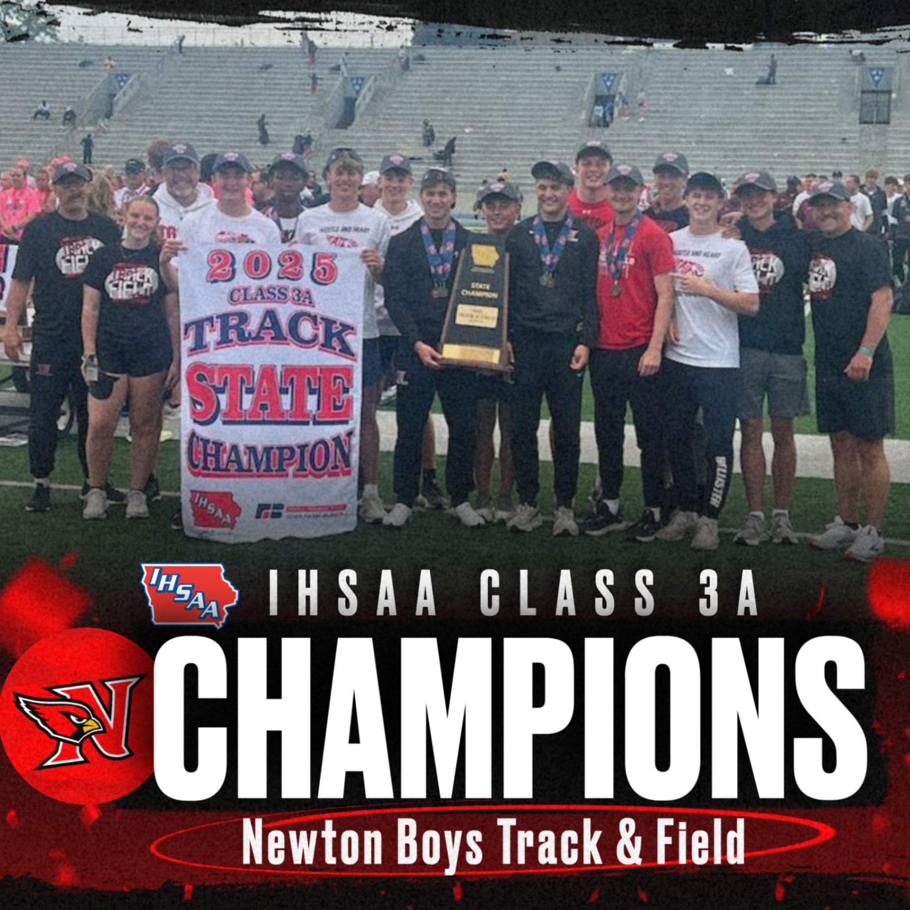 Newton - 2025 Class 3A Boys Track & Field State Champions!!! | Facebook