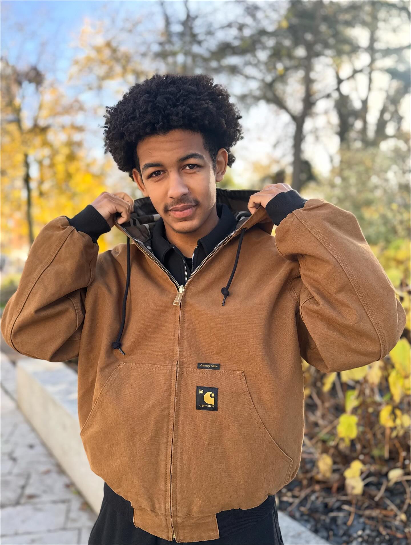 CARHARTT WIP 50TH ANNIVERSARY ACTIVE JACKET OG RÉVERSIBLE HAMILTON 