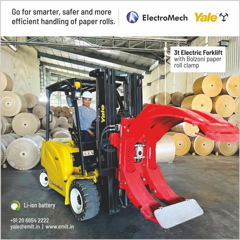 Handling paper rolls just got smarter with the Yale 3t #Electric