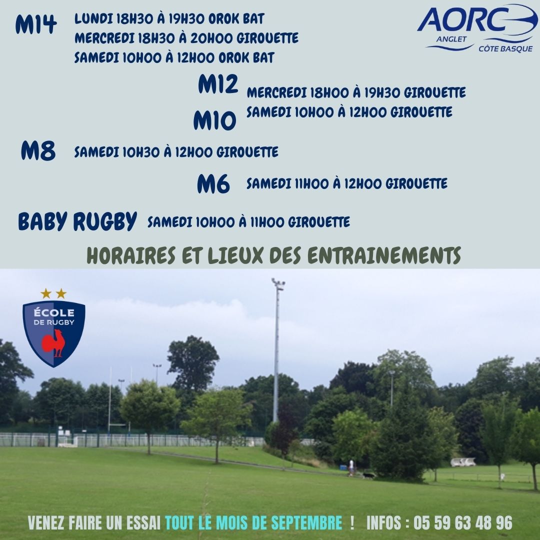 Anglet Olympique Rugby Club - AORC - BNS’EAU – ETHEM partenaire de l ...
