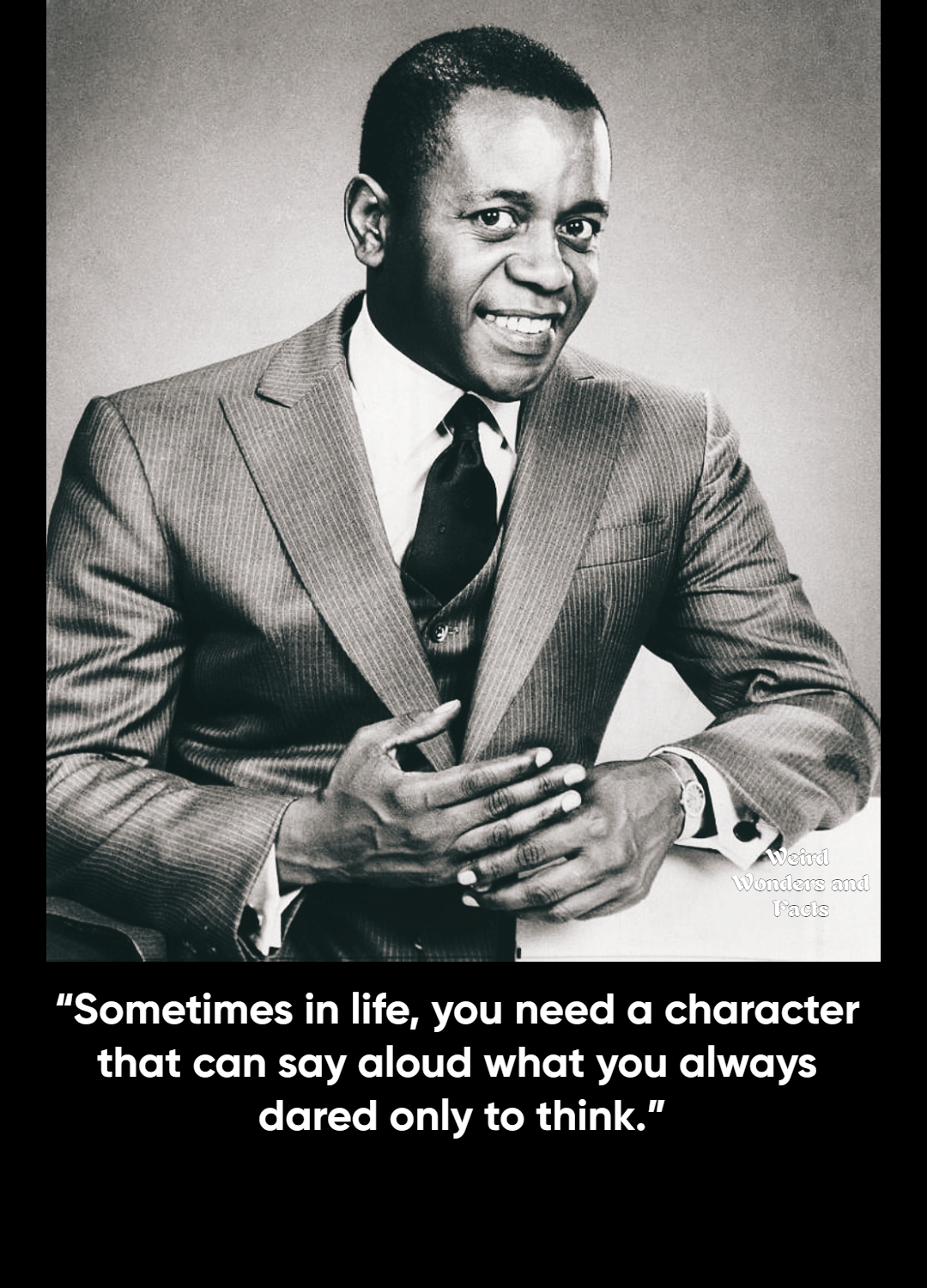 Weird - Sometimes in life, you need a character that can say aloud what ...