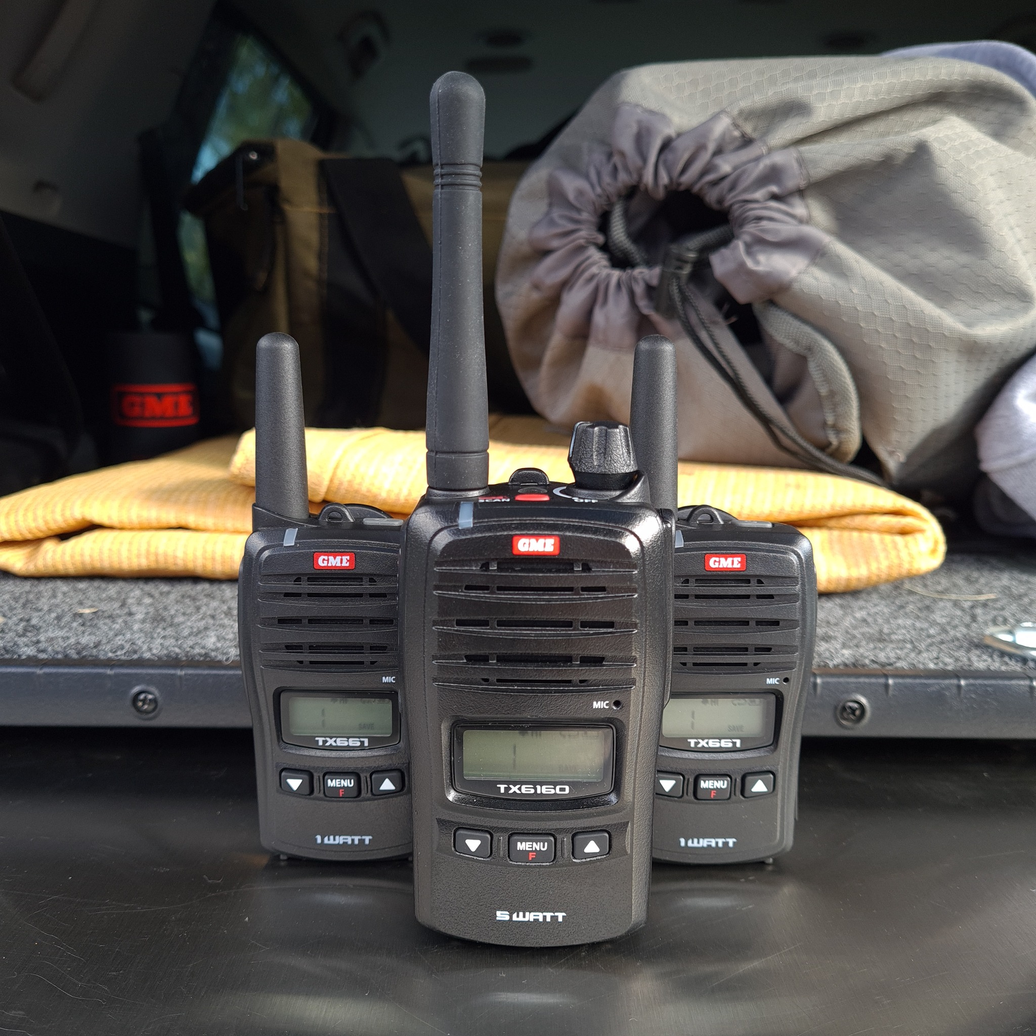 Handheld radios with family frequencies