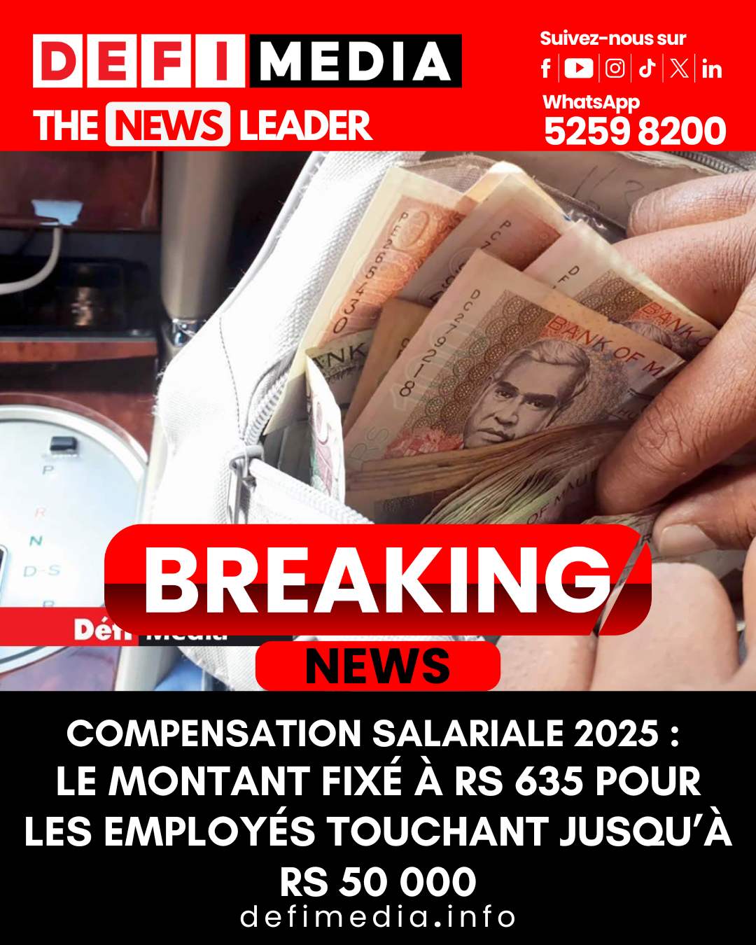 Defimedia.info - 🔴[Breaking News] Compensation salariale... | Facebook