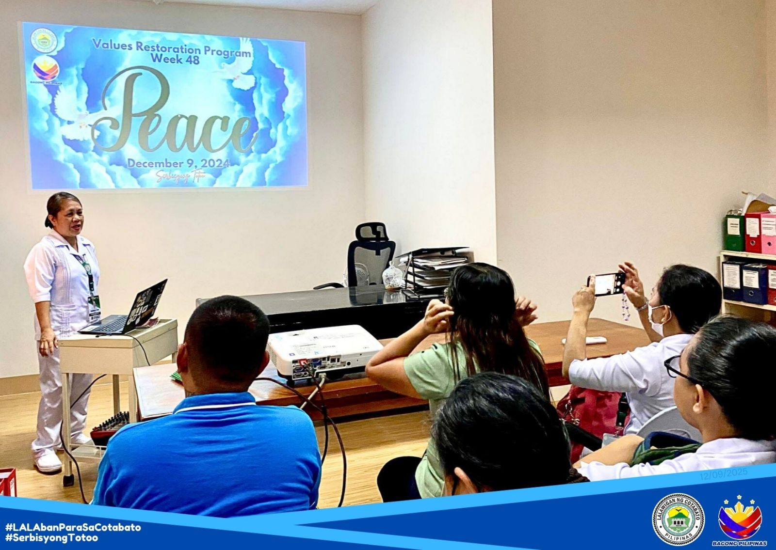Provincial - Tinalakay sa Values Restoration Program (VRP) ngayong araw ...