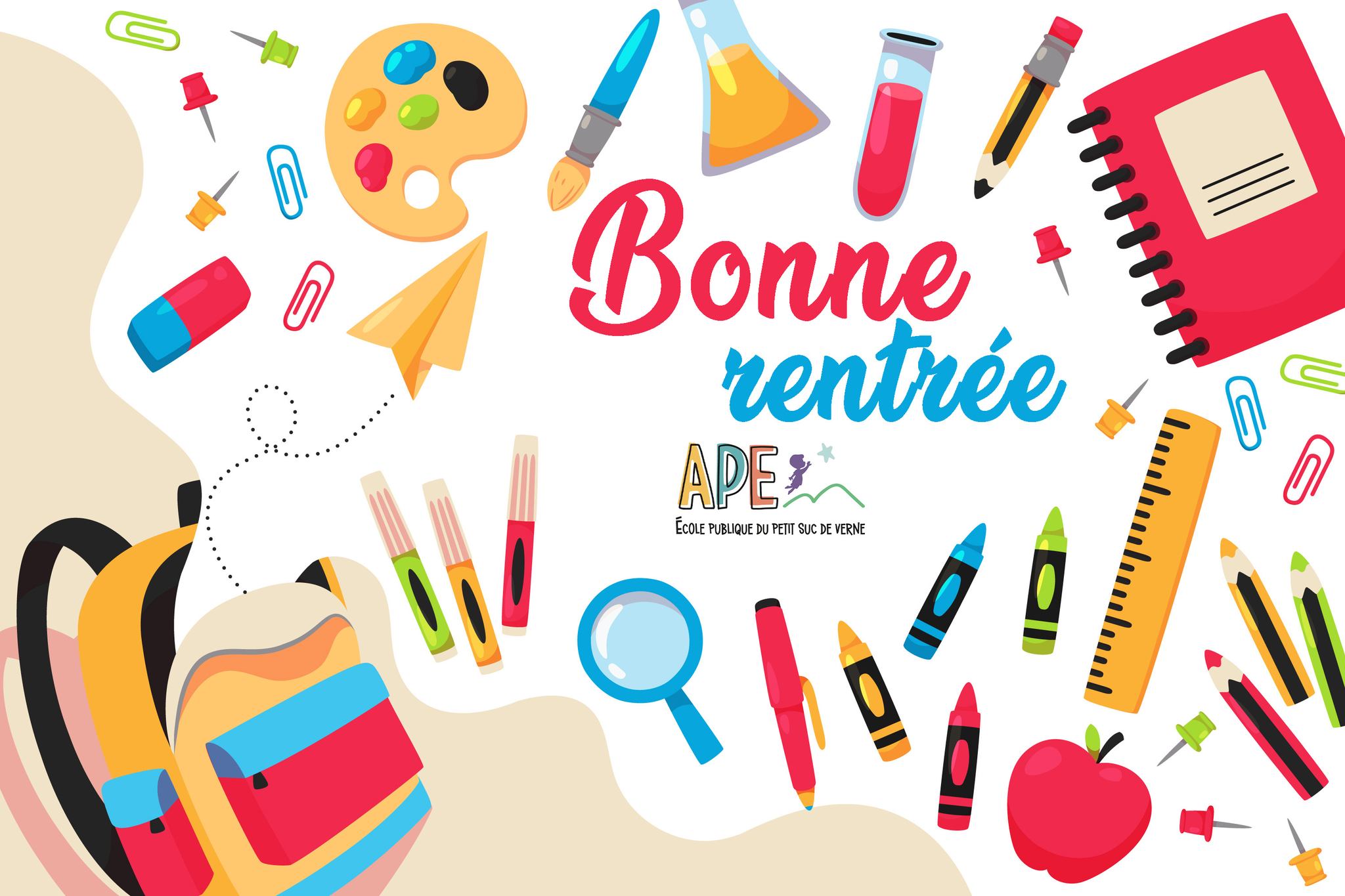 APE - Bonne rentrée à tous ! Ce matin, c’était un vrai plaisir de ...