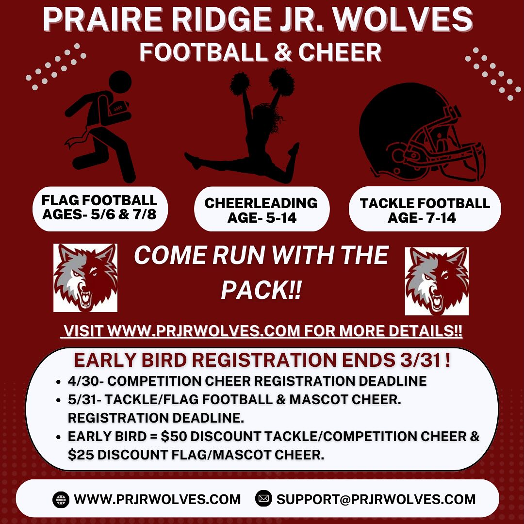Jr Wolves Football & Cheerleading
