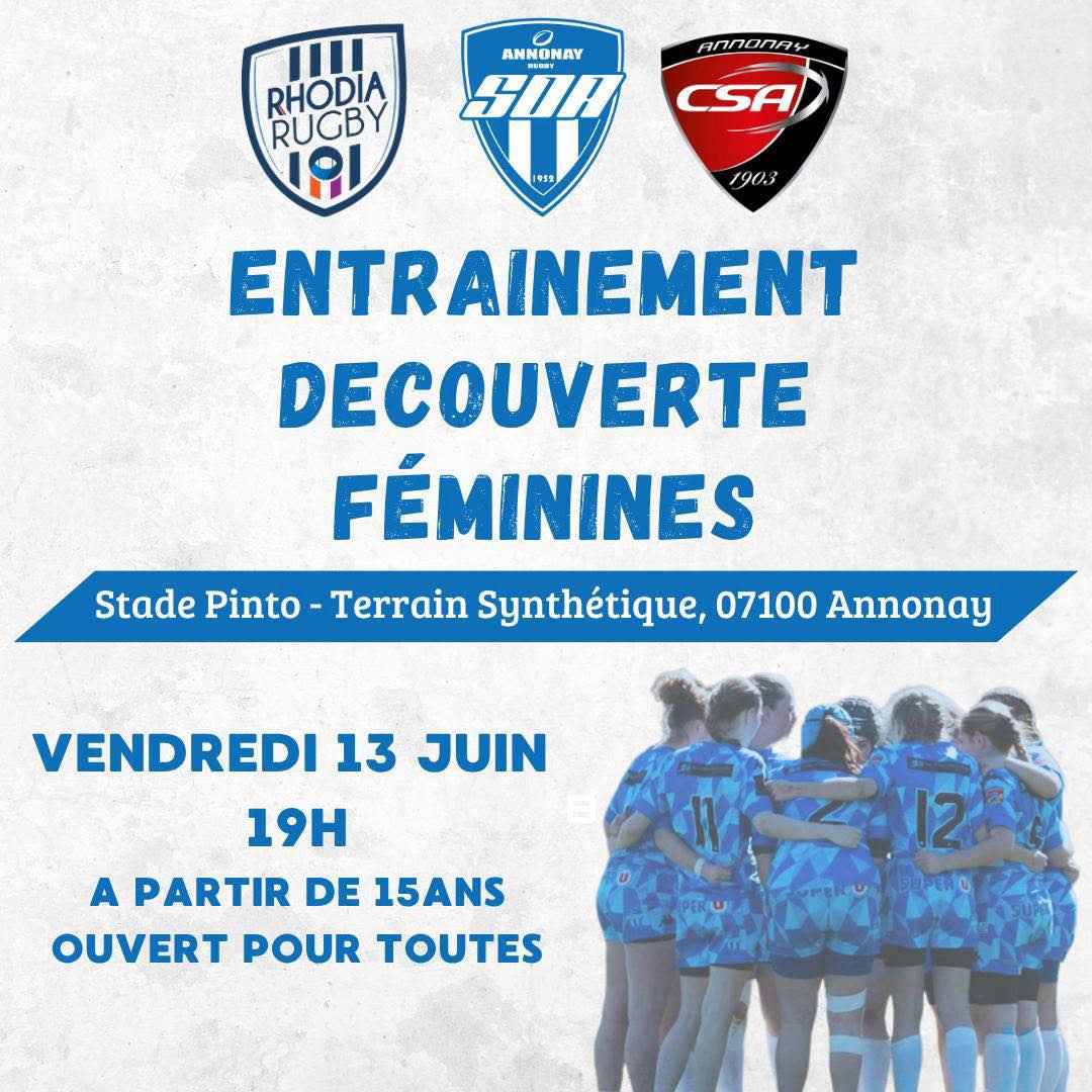 Rhodia - 📣Tu as envie de découvrir le rugby ? Rejoins nous pour un ...