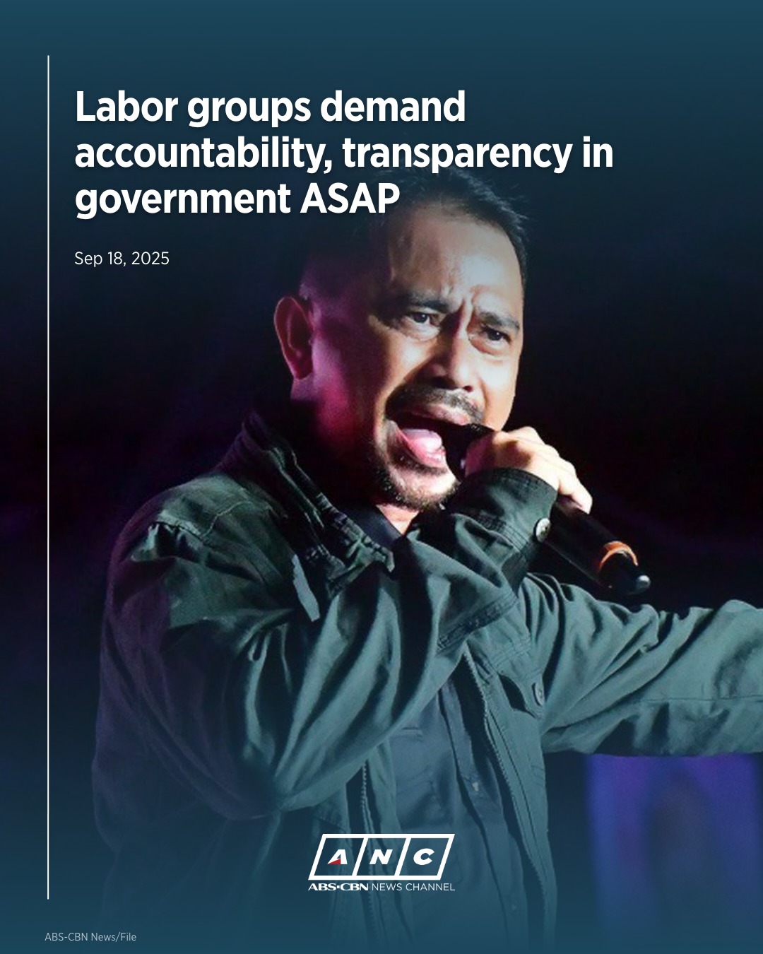 ABS-CBN News - Labor groups assured government they will... | Facebook
