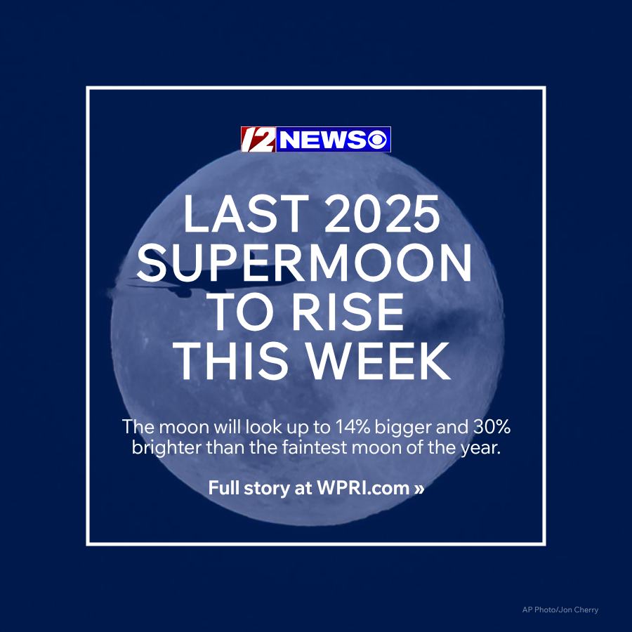 WPRI - The last supermoon of the year will shine soon in December skies ...