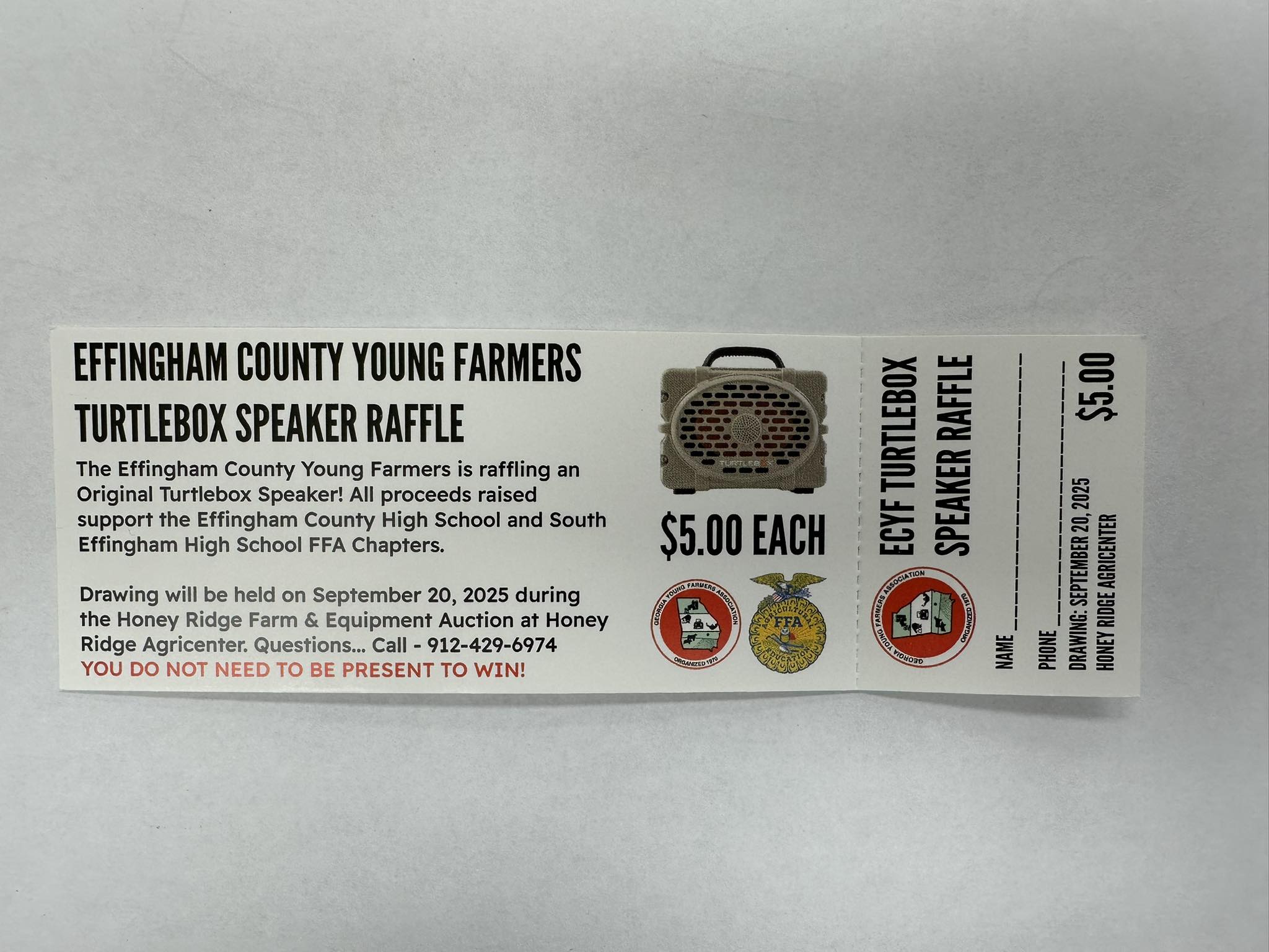 South - 🚨🎟️ RAFFLE ALERT! 🎟️🚨 The Effingham County Young Farmers are ...