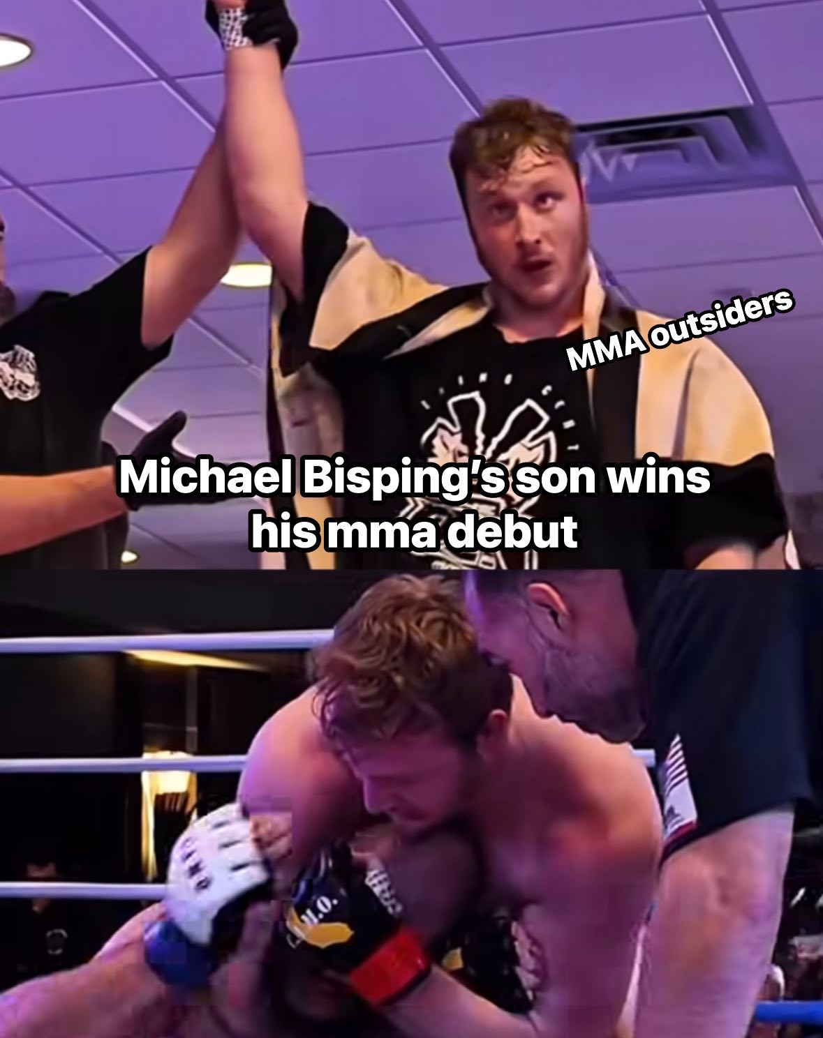 MMA Outsiders - Callum Bisping, son of former UFC... | Facebook