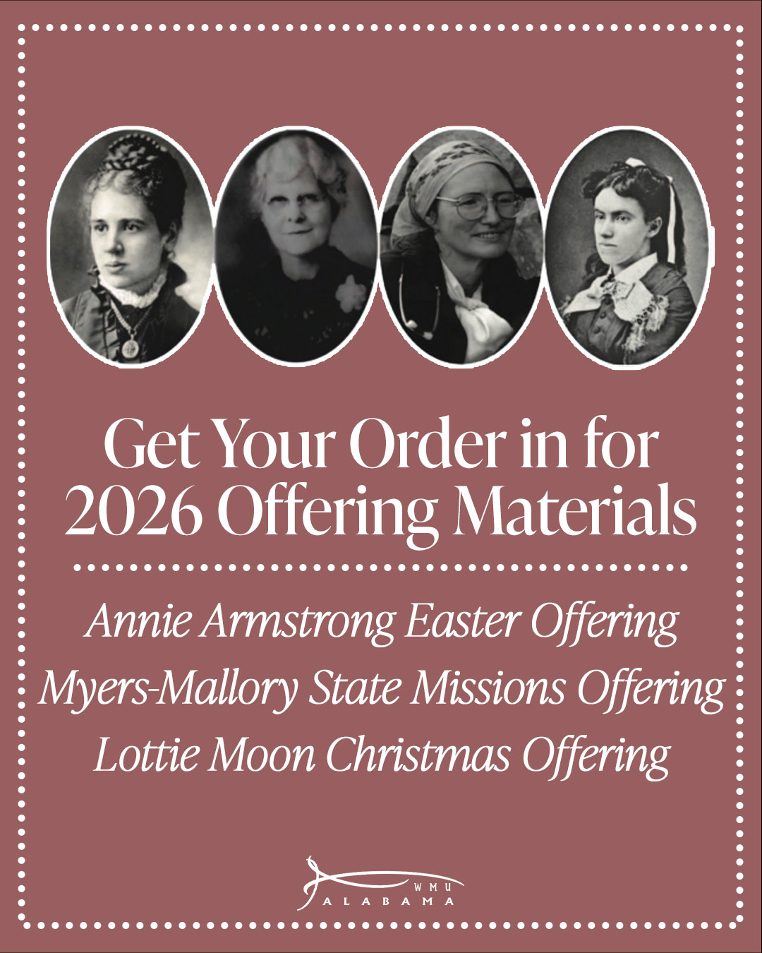Alabama WMU - Did you know that you can order ALL of your... | Facebook