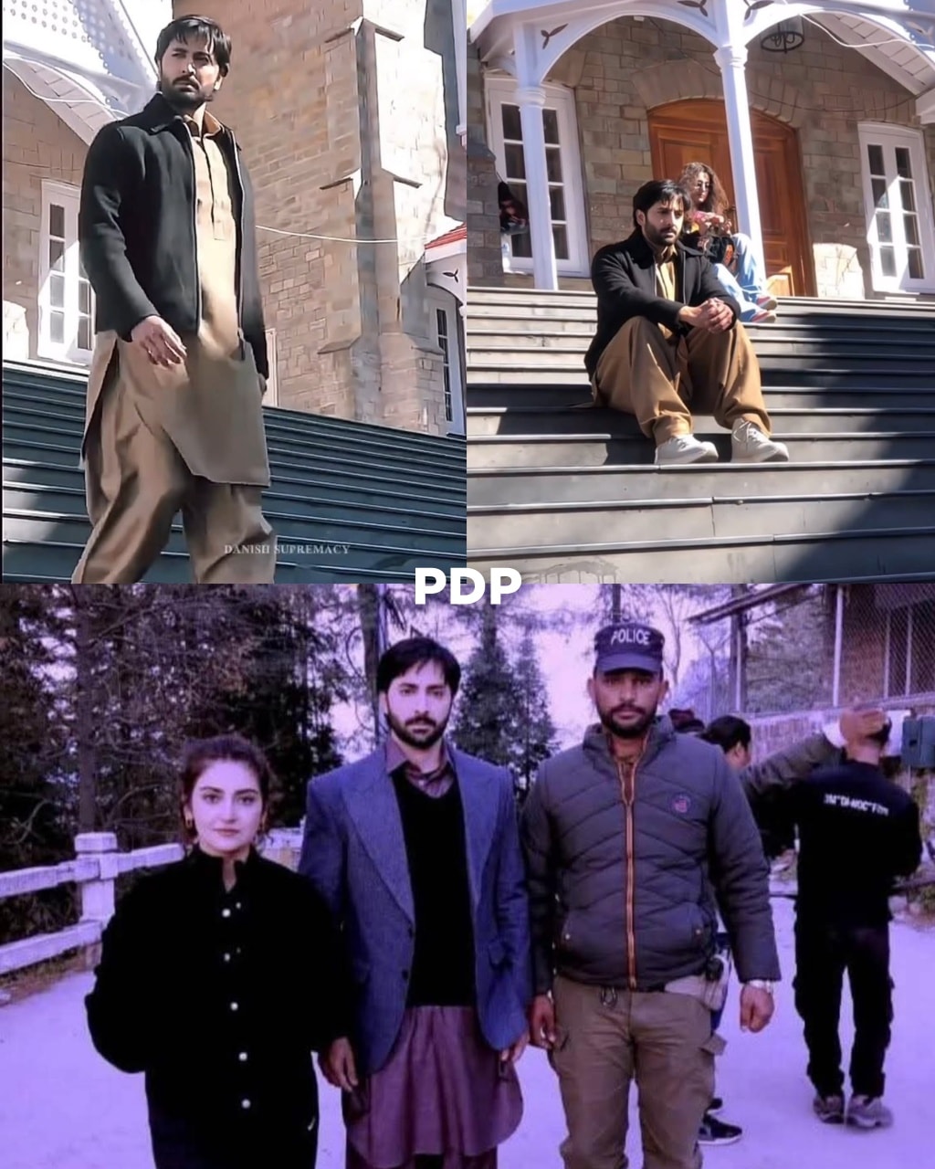 Pakistani - Danish Taimoor and Hiba Bukhari from the sets of upcoming ...